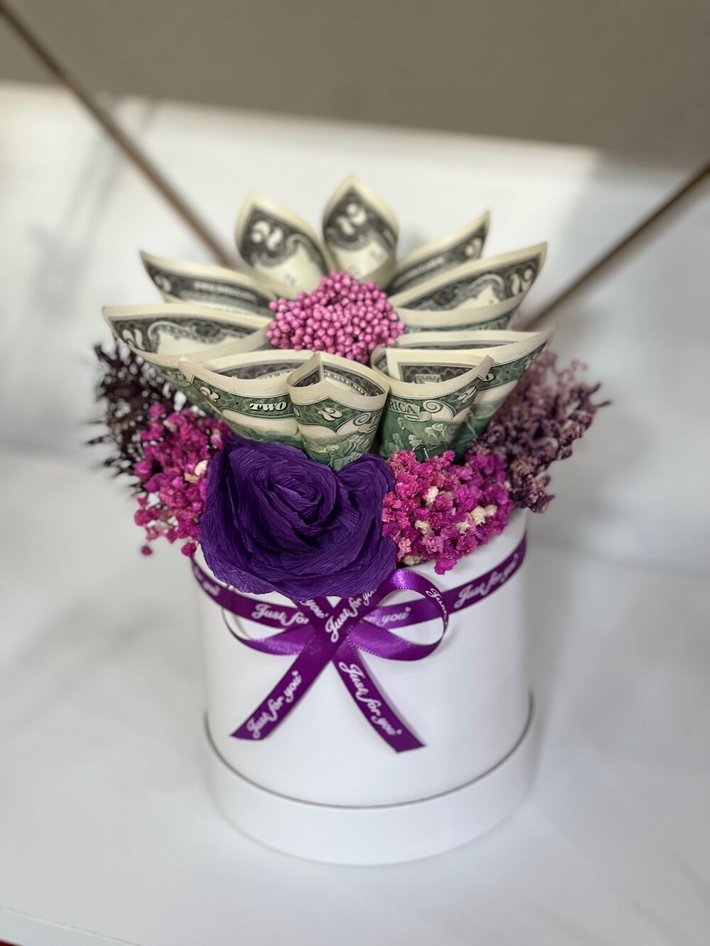 Elegant Money Flower in a Box by KK House (2030 Version) — KK HOUSE