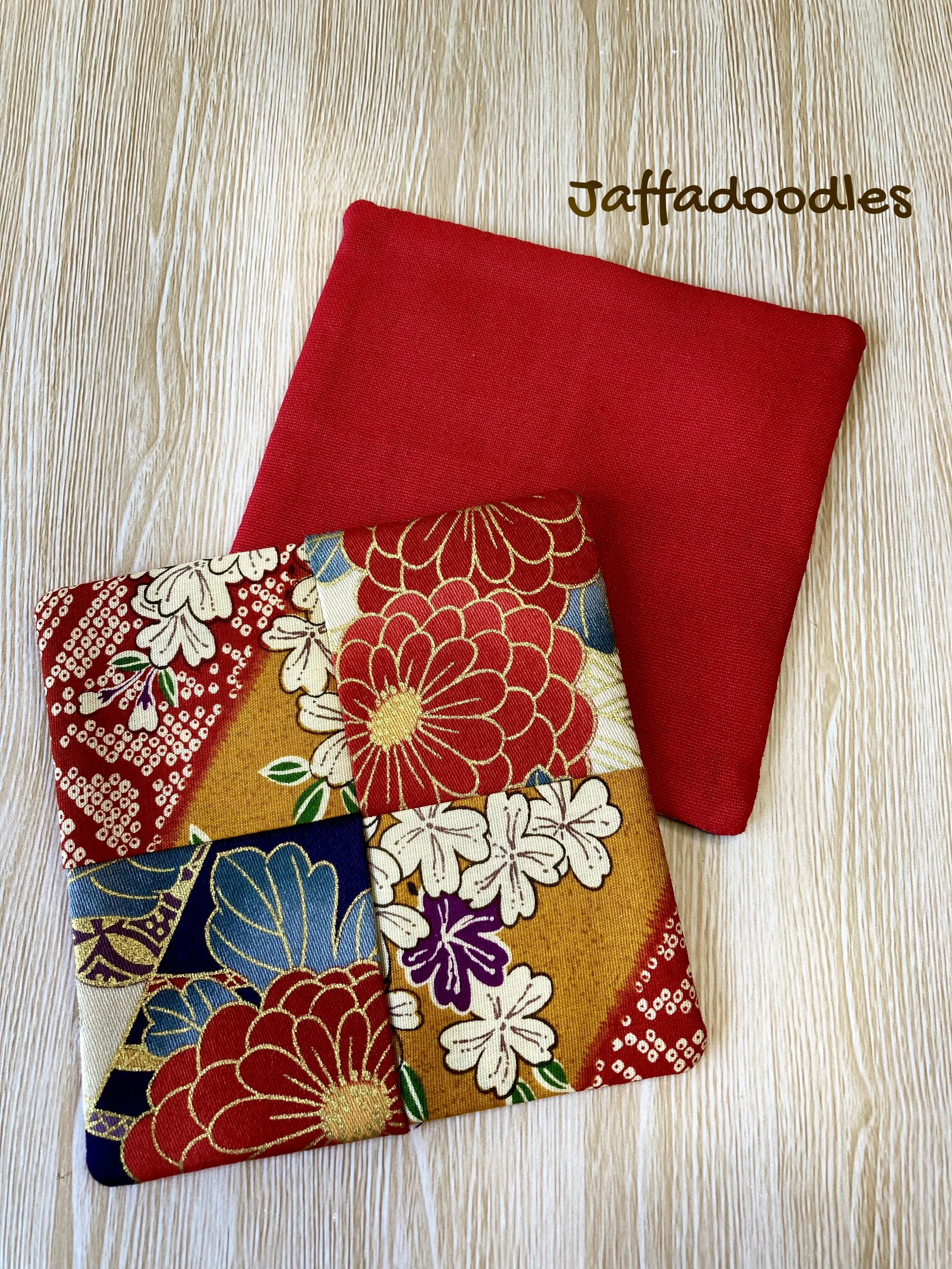 2 Fabric Coasters - Set # 9