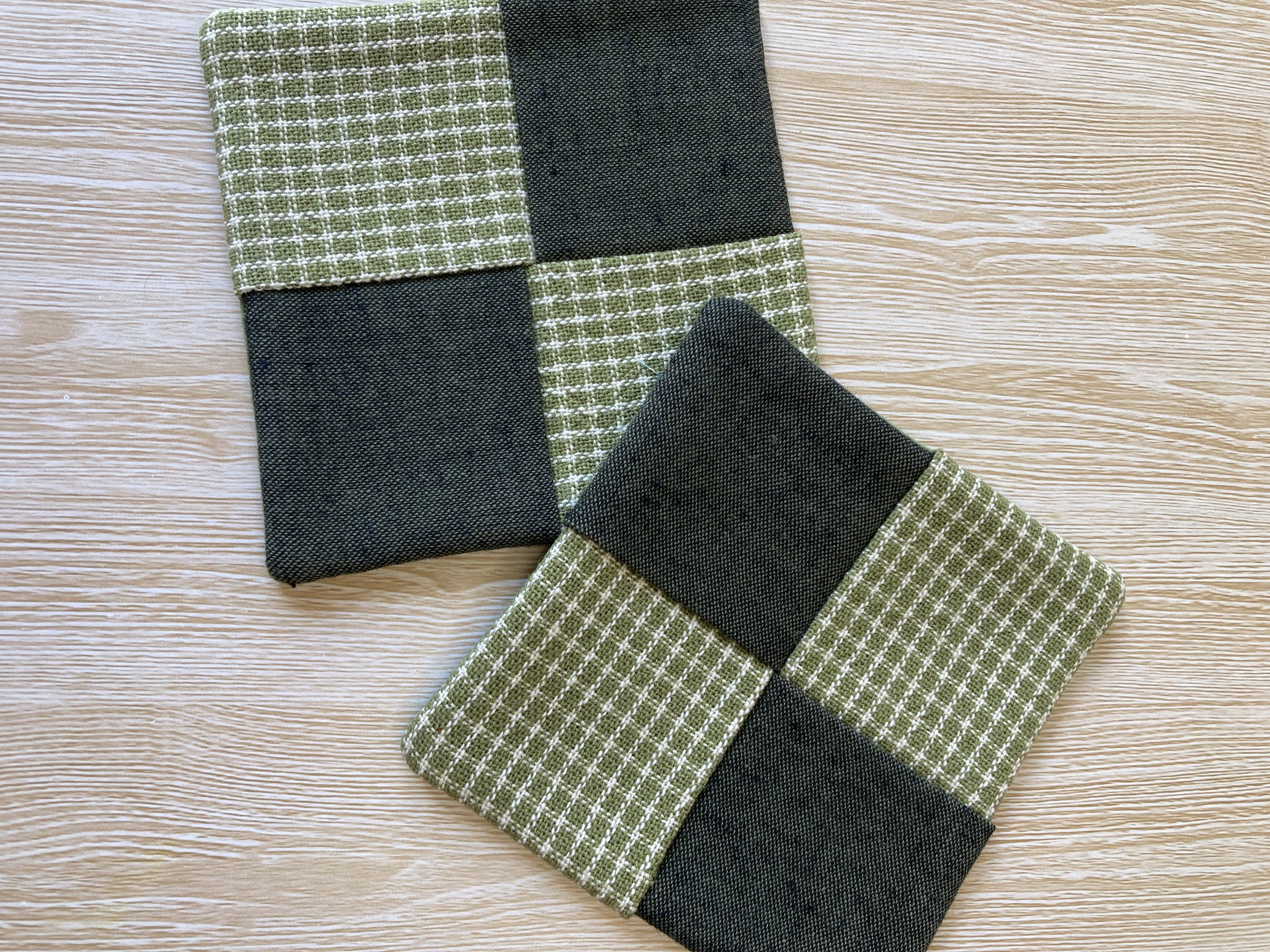 2  Fabric Coasters - Set #  12