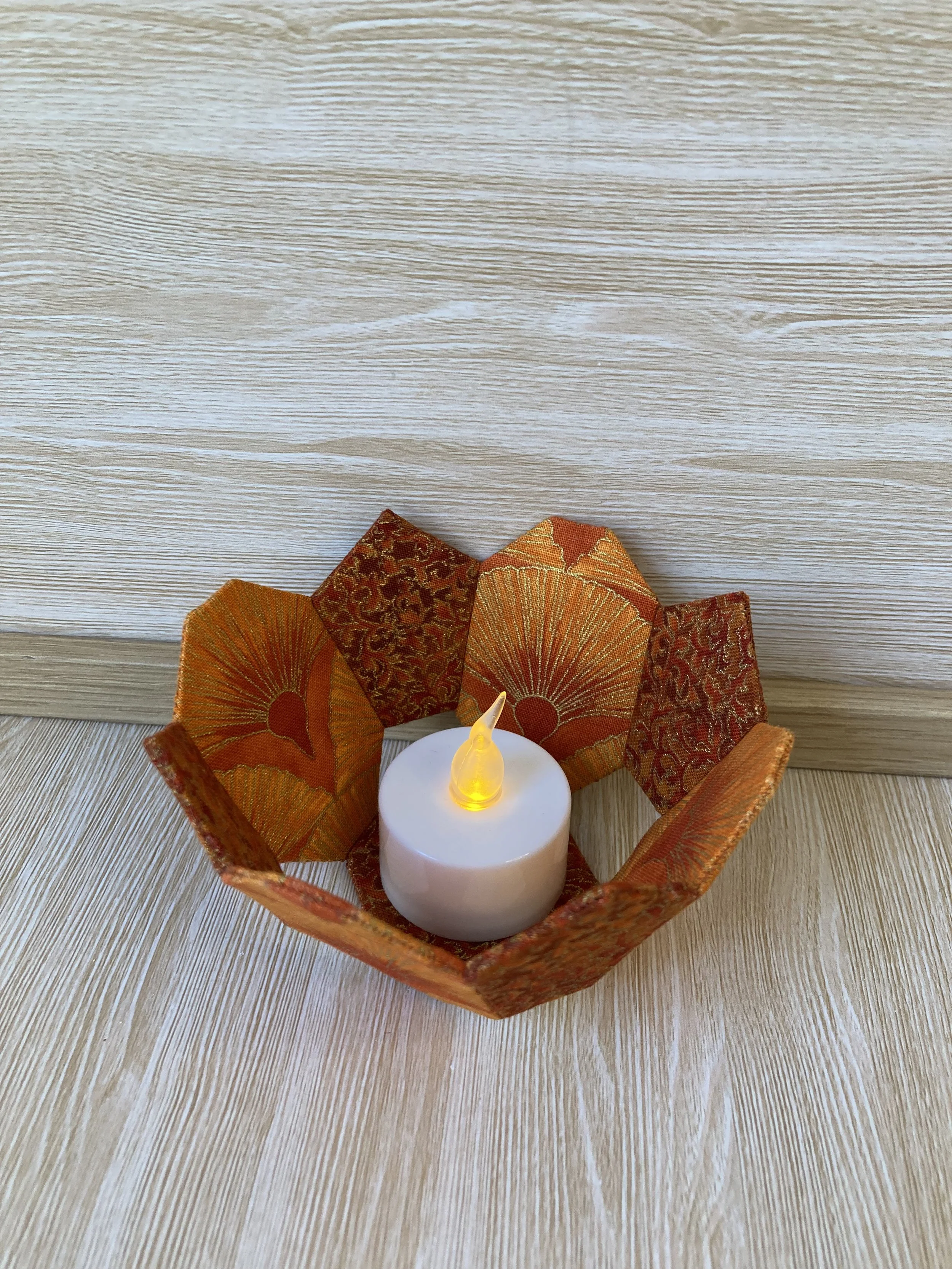Tea-light candle.