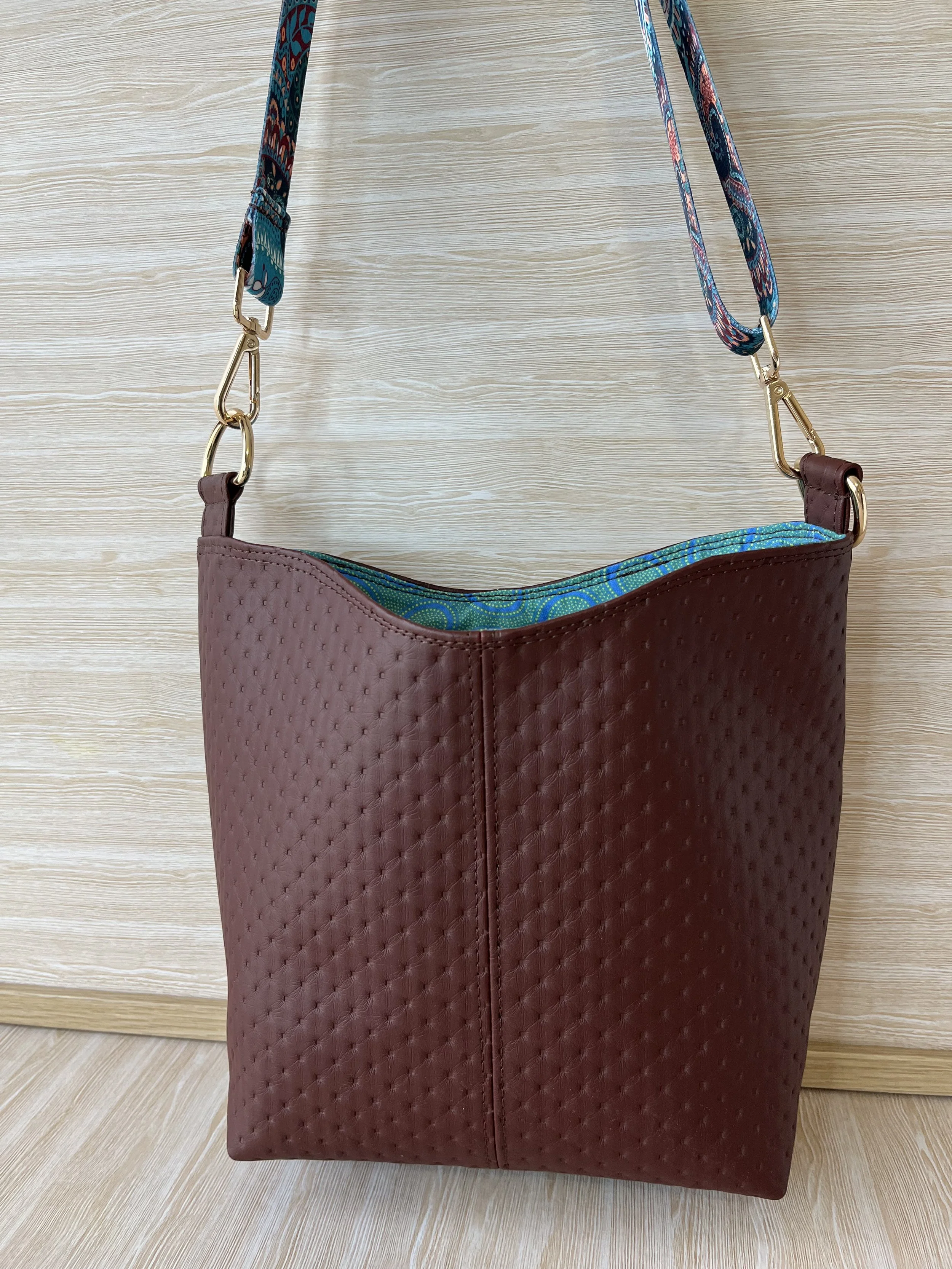 Brown crossbody bag