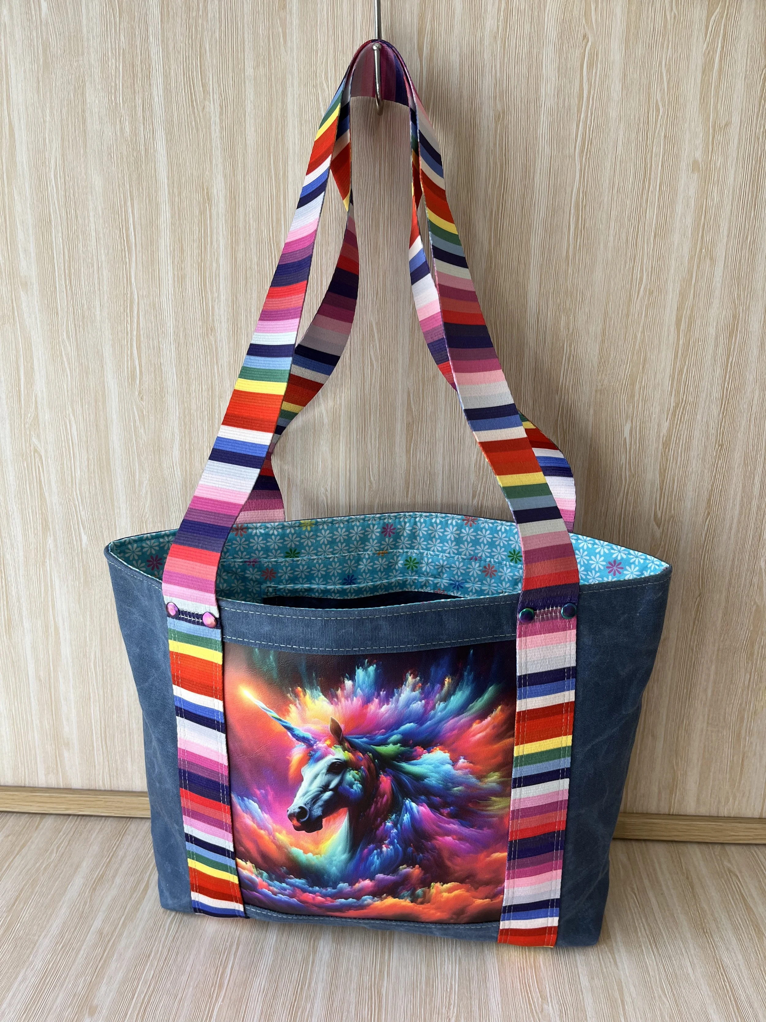Rainbow Unicorn Tote