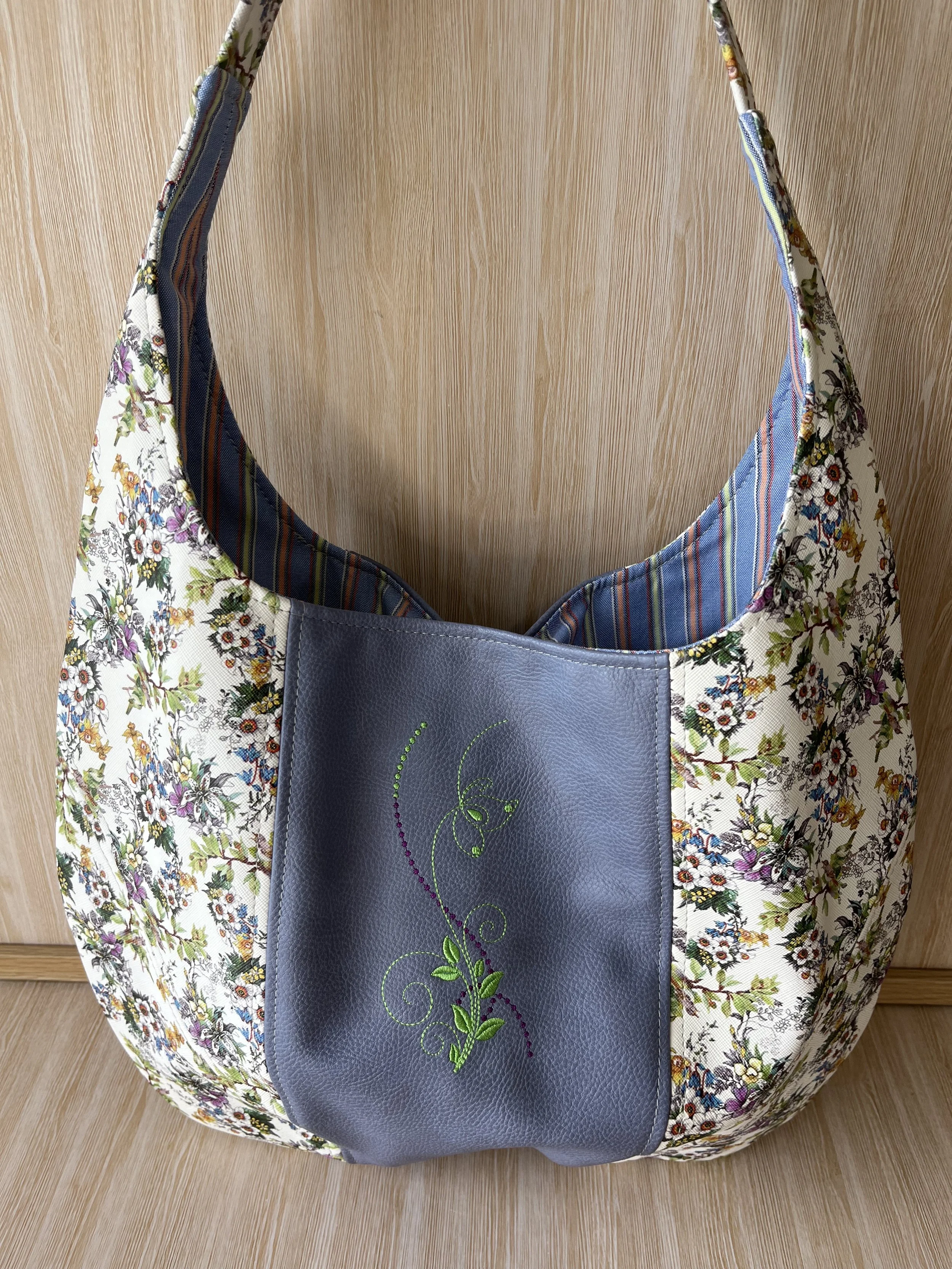 Floral Slouch Bag