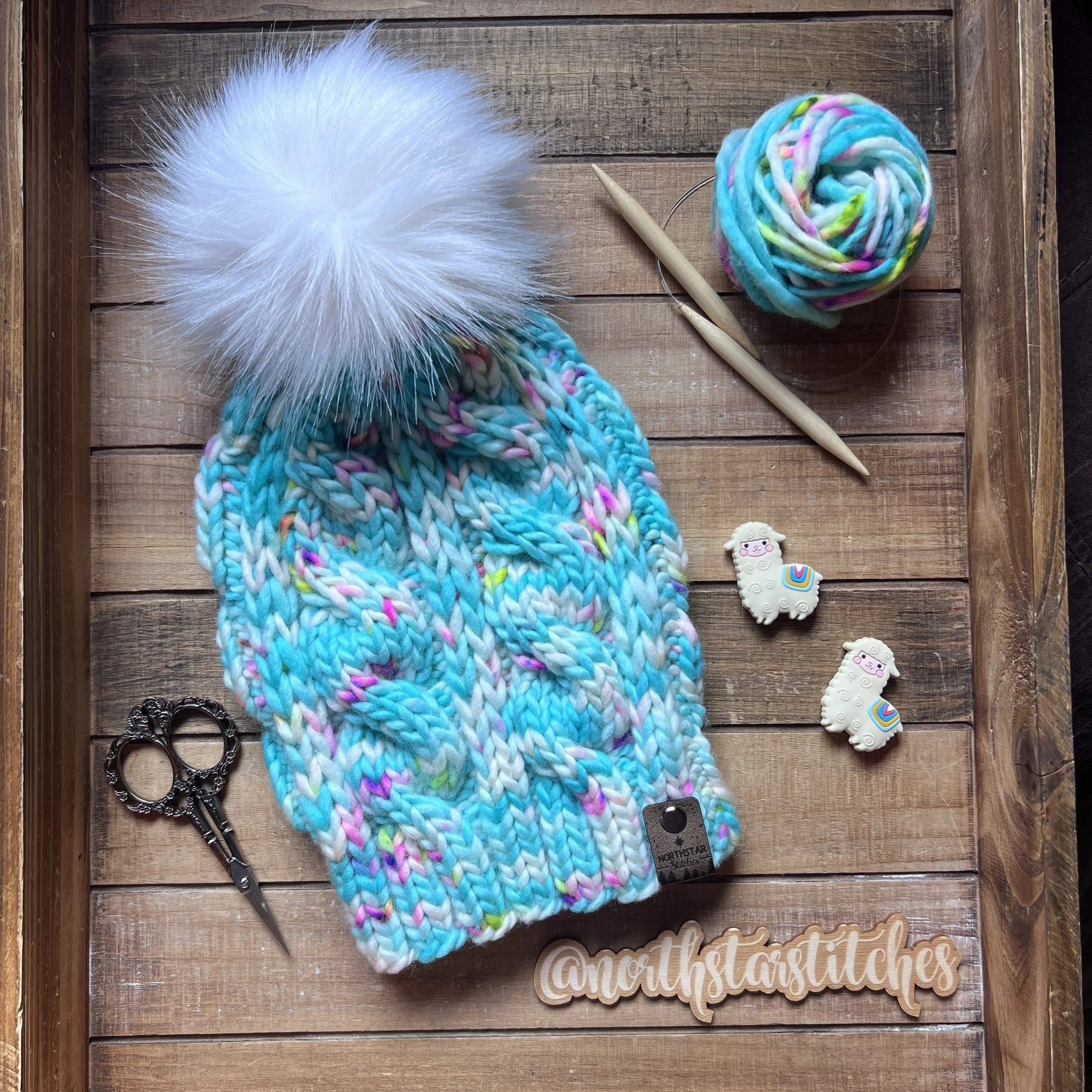 Luxury Merino Wool Cable Knit Beanie