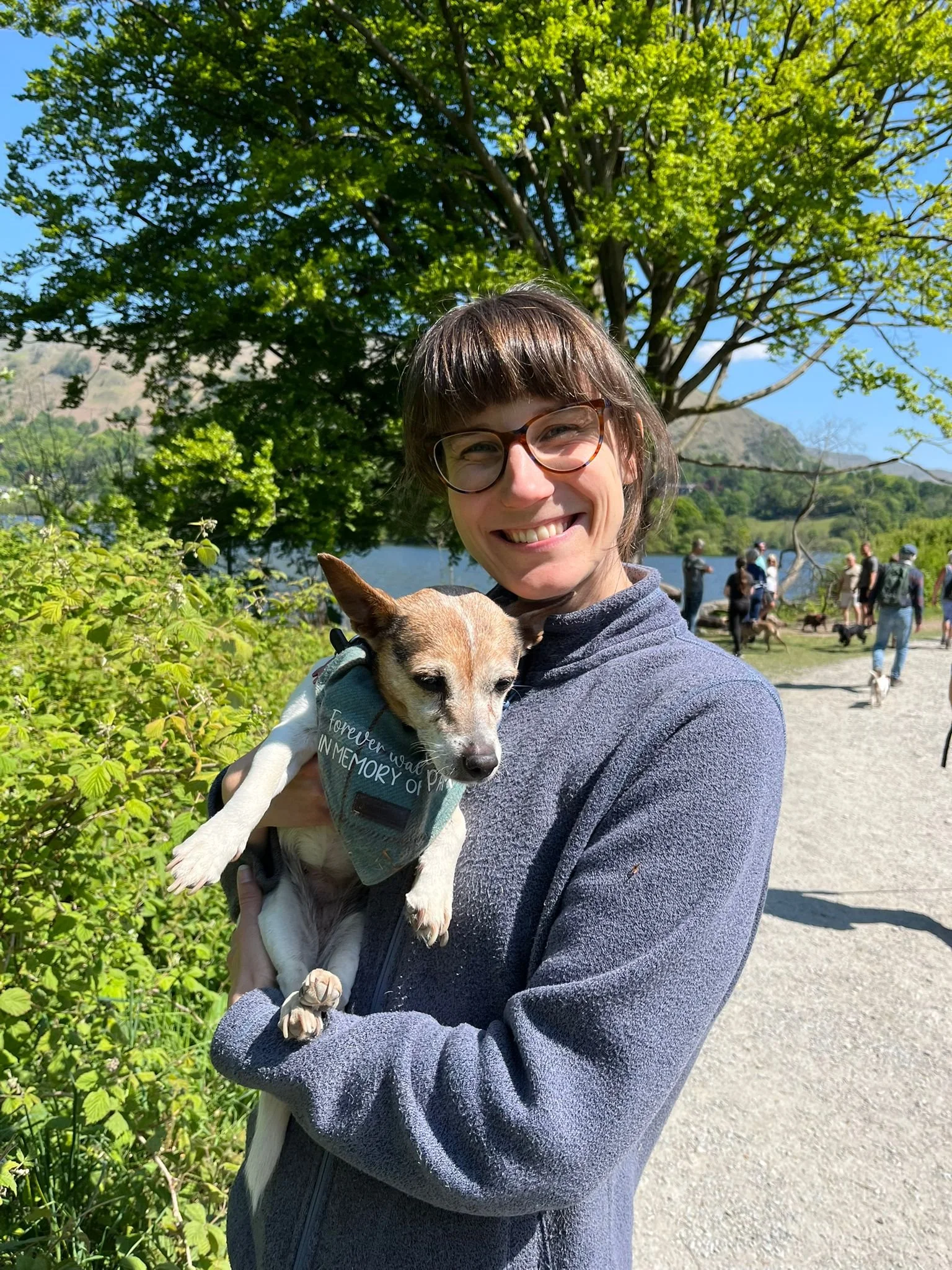 A lovely walk around Grasmere raising money for Pam's passion.