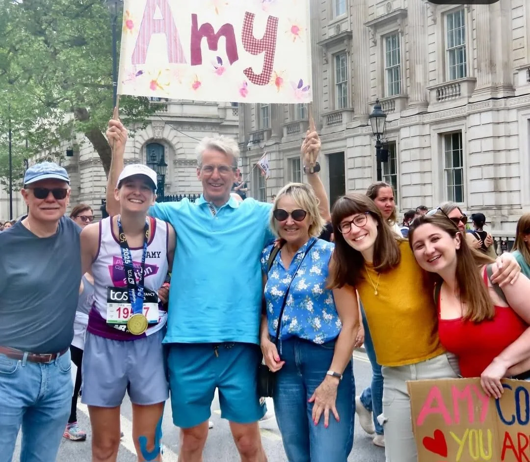 Pam's amazing niece ran the London Marathon 2025 in Pam's memory