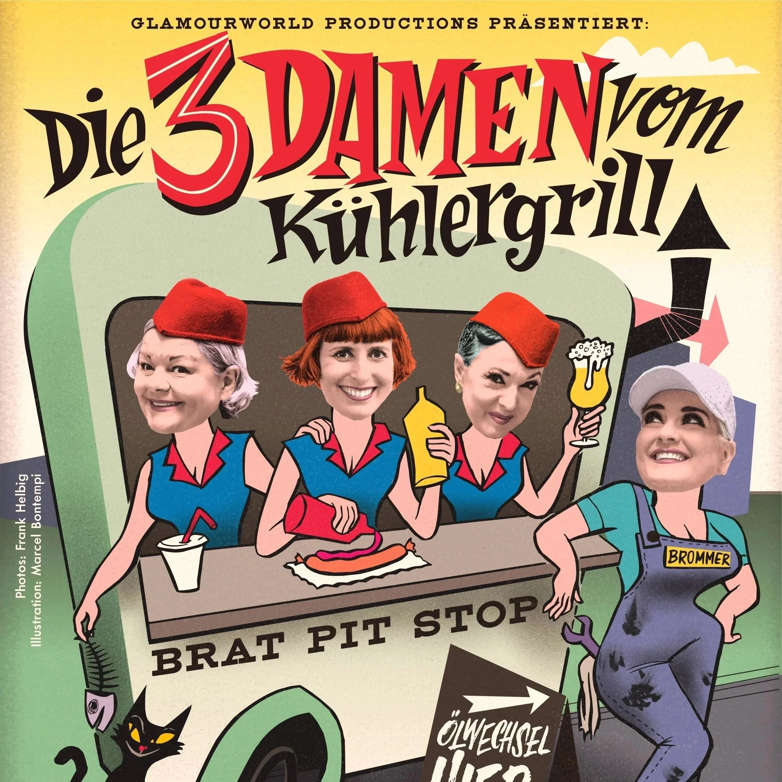 Die 3 Damen vom Kühlergrill