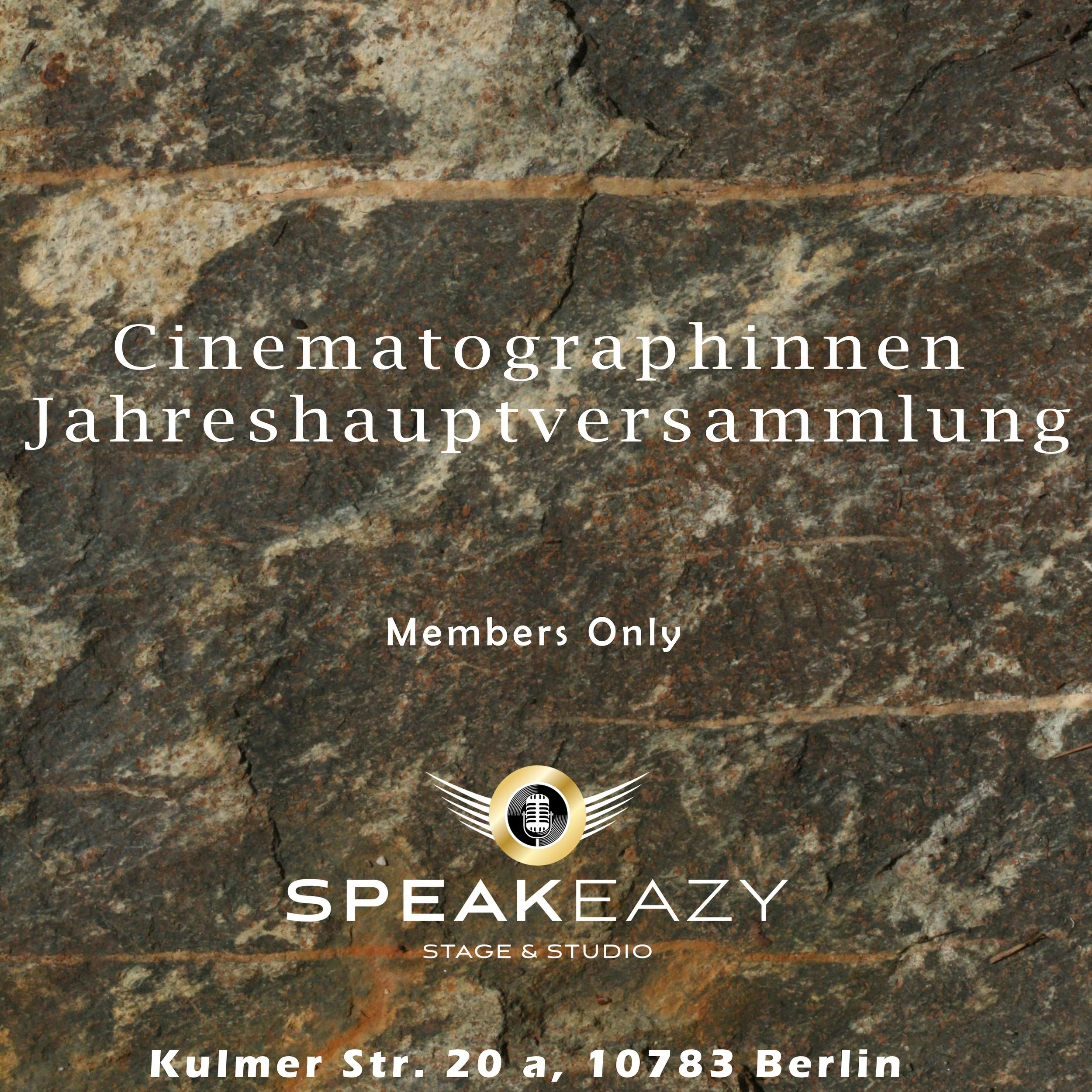 Cinematographinnen Jahreshauptversammlung