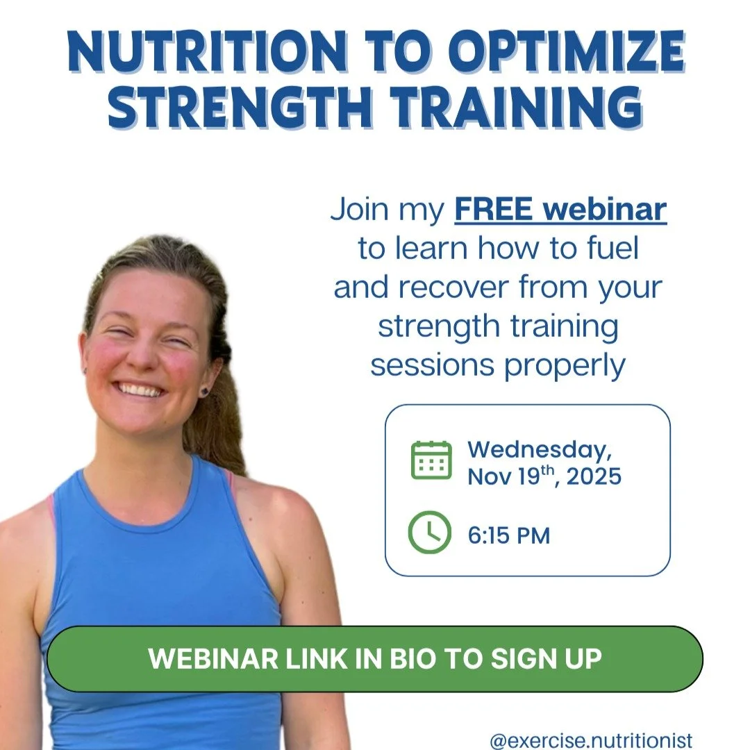 💪 Fuel your body to gain strength, prevent injury, and improve body composition.
🚀 Ready to take your strength training to the next level? 
Learn how to fuel for 💥 muscle gains, ⚡ faster recovery, and 🛡️ fewer injuries.
💪We’ll break dow