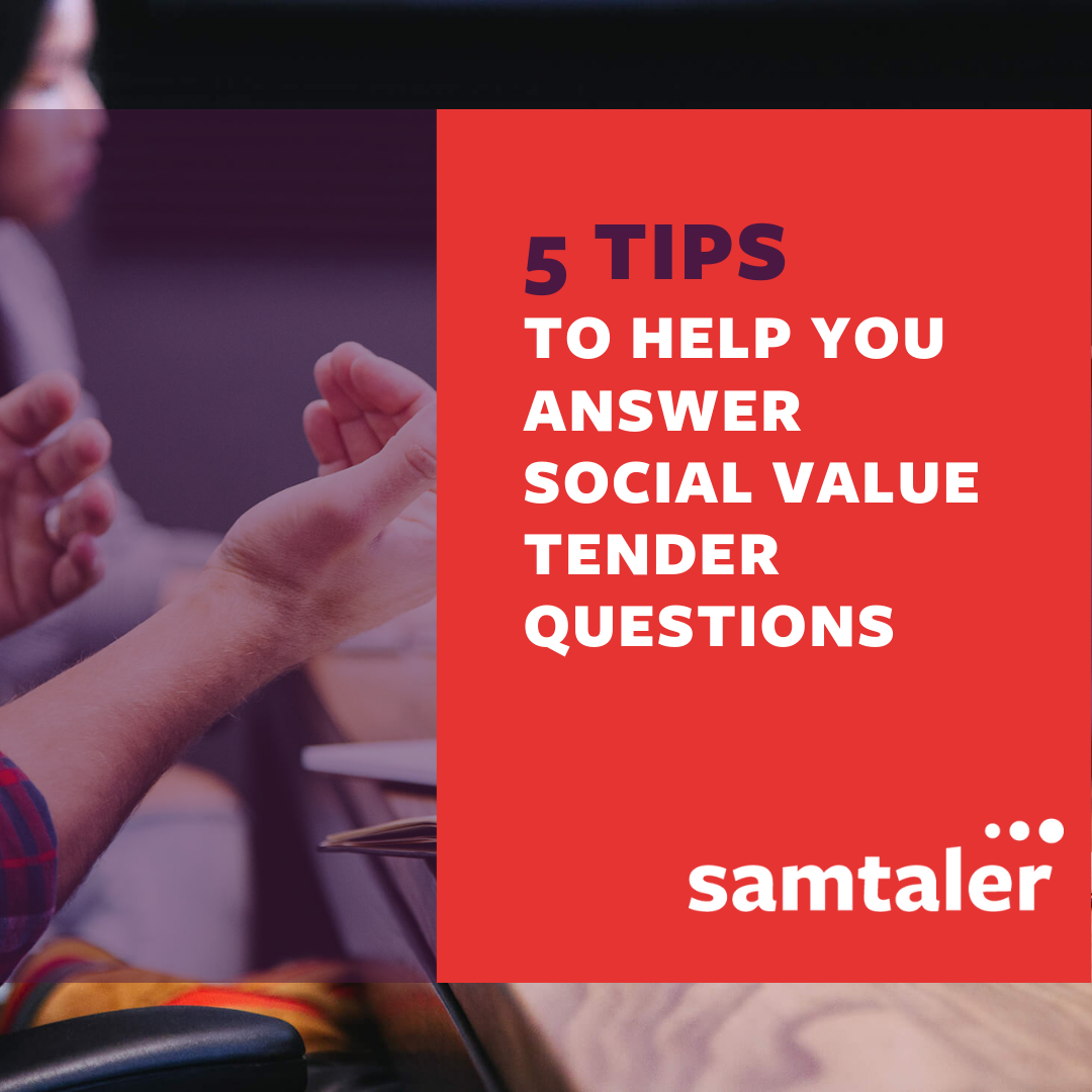5 Tips to help you answer social value tender questions
