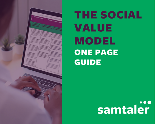 The Social Value Model One Page Guide