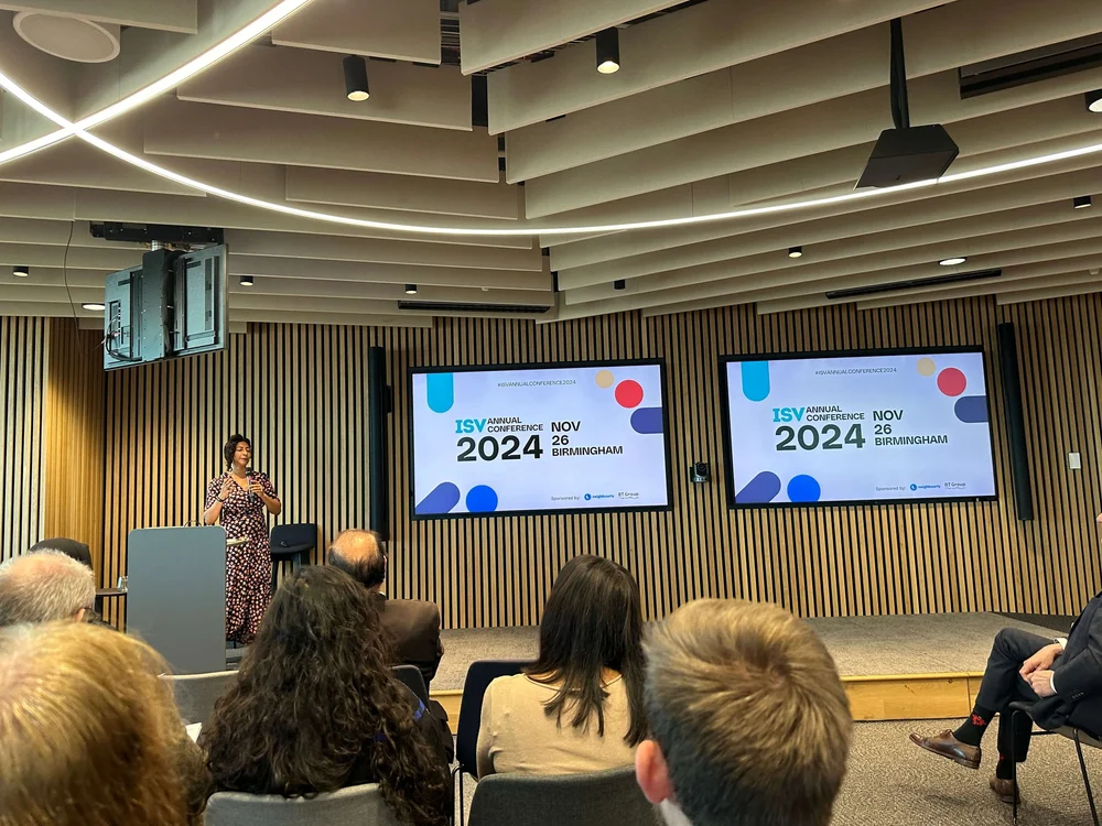 Isabelle Parsaram OBE opening Social Value UK ISV Conference 2024.jpeg