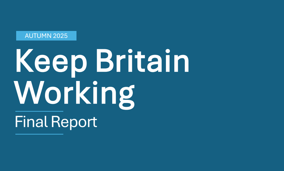 ‘Keep Britain Working’ November 2025 