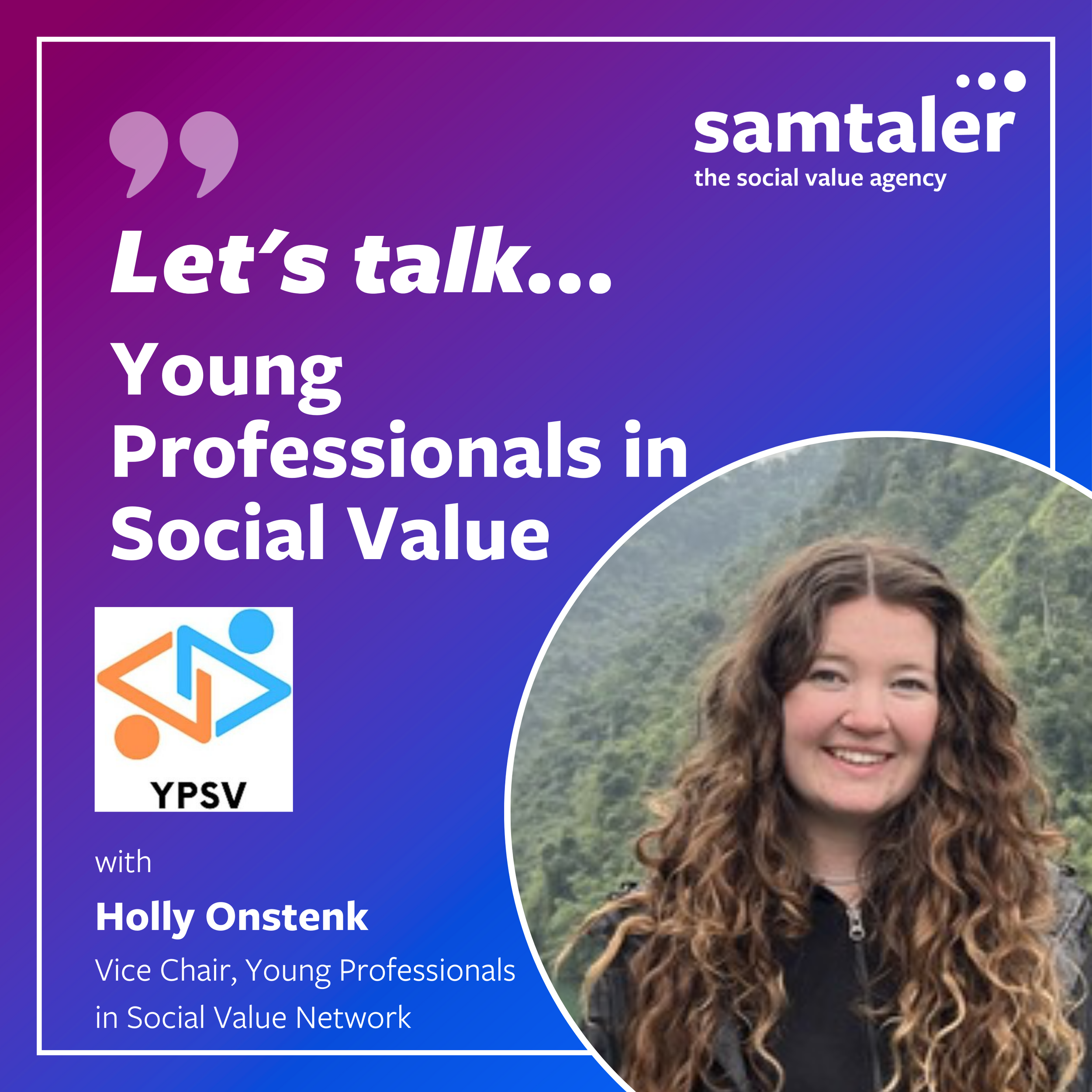 Let’s Talk Young Professionals in Social Value