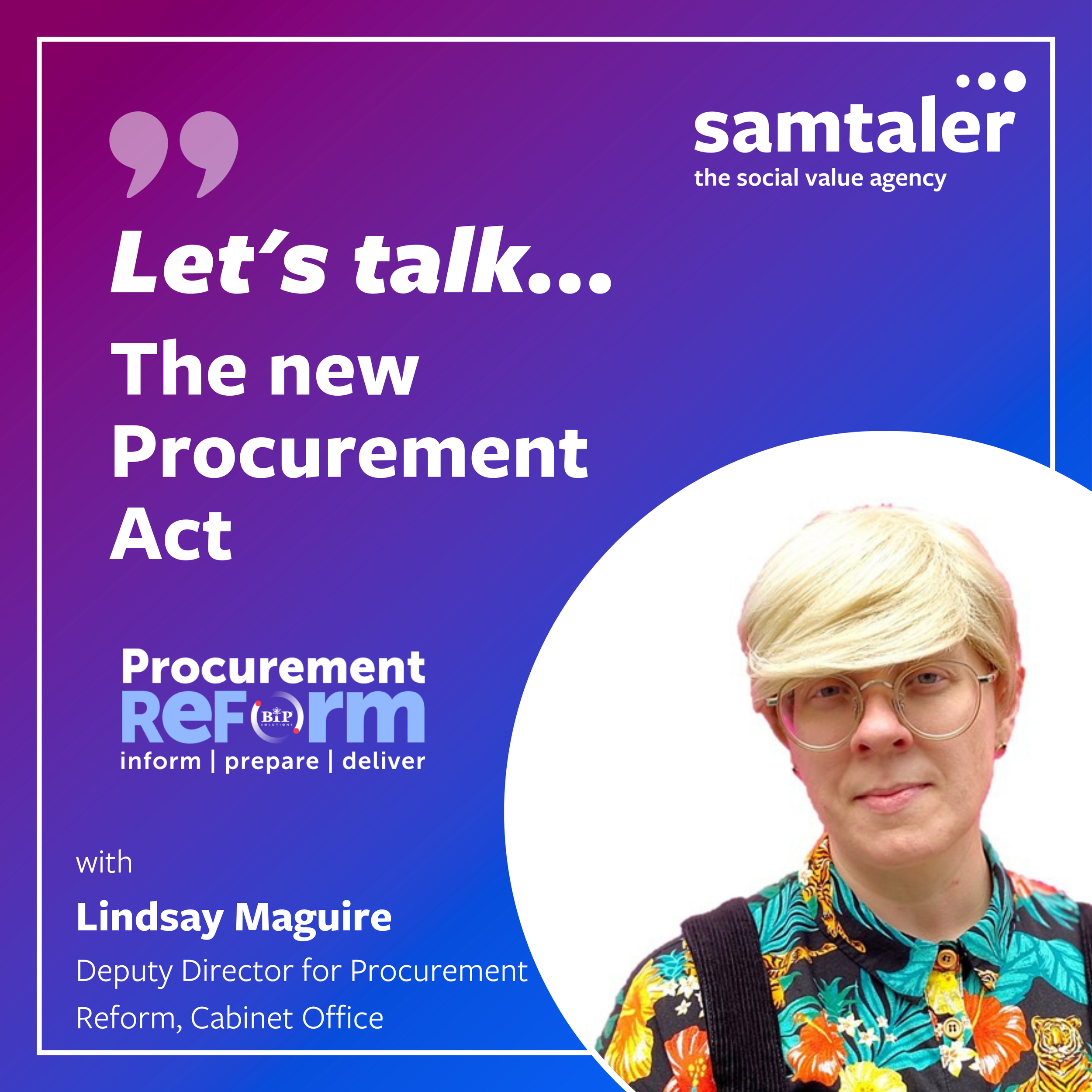 Let’s Talk Social Value - The New Procurement Act