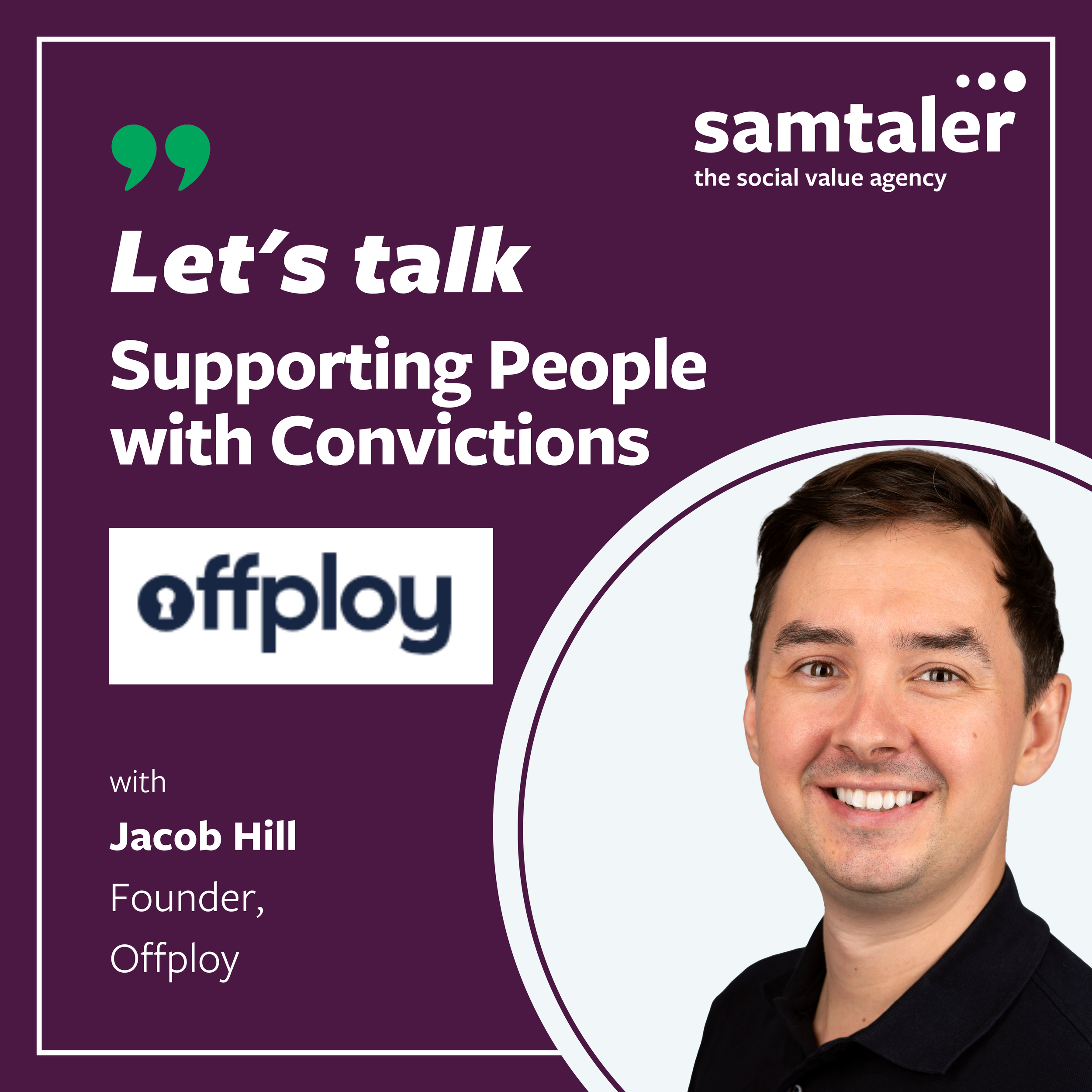 Let’s Talk Supporting People with Convictions