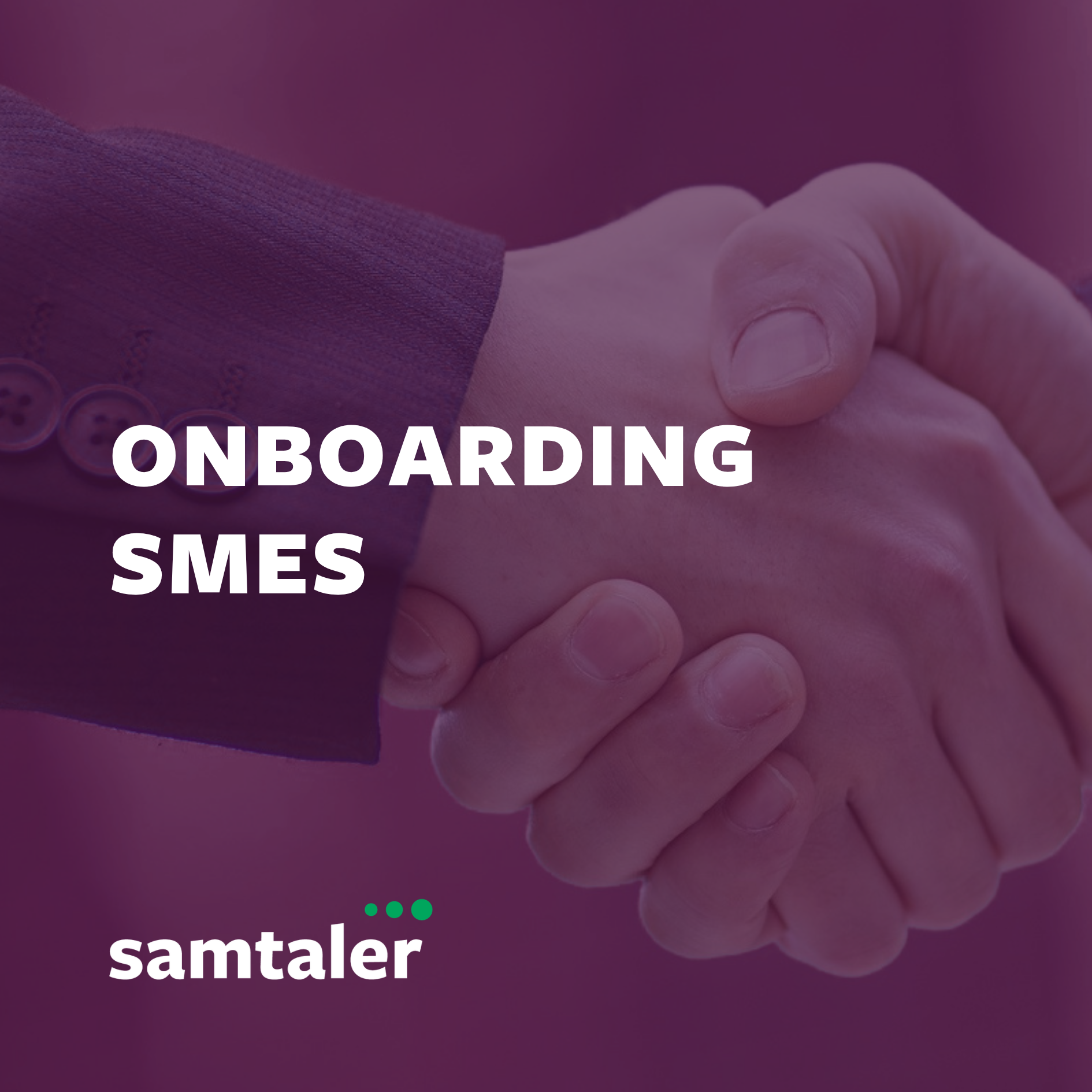 Onboarding SMEs