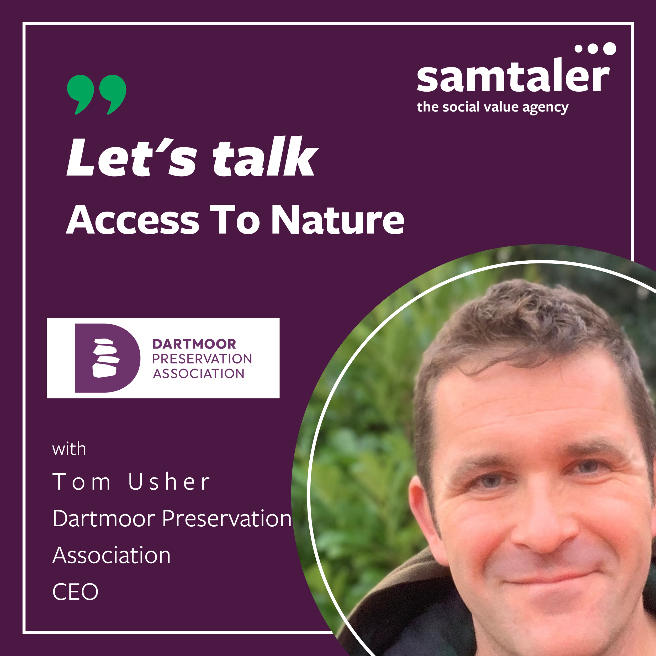 Let’s Talk Access to Nature.