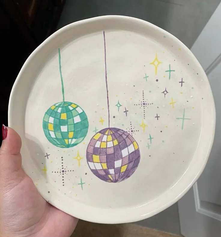 disco painted ceramic plate.jpg