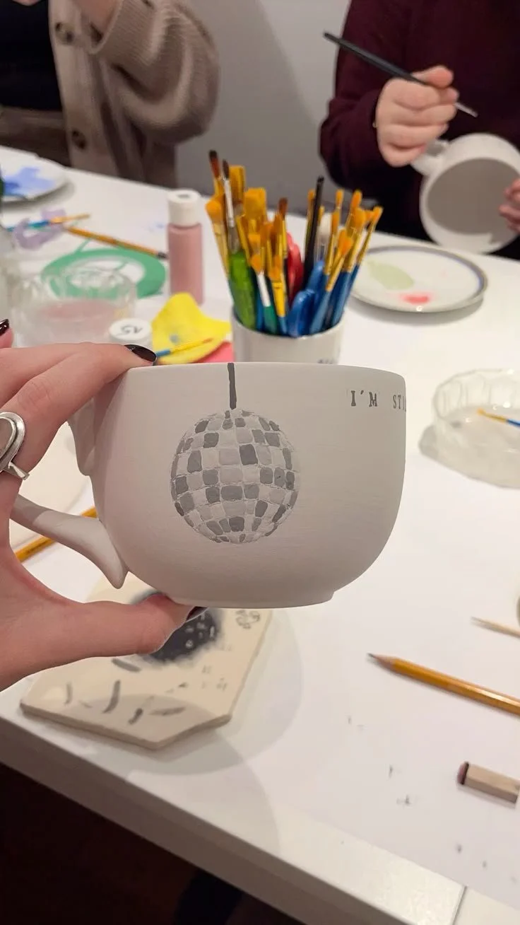 pottery painting _ mirrorball taylor swift.jpg