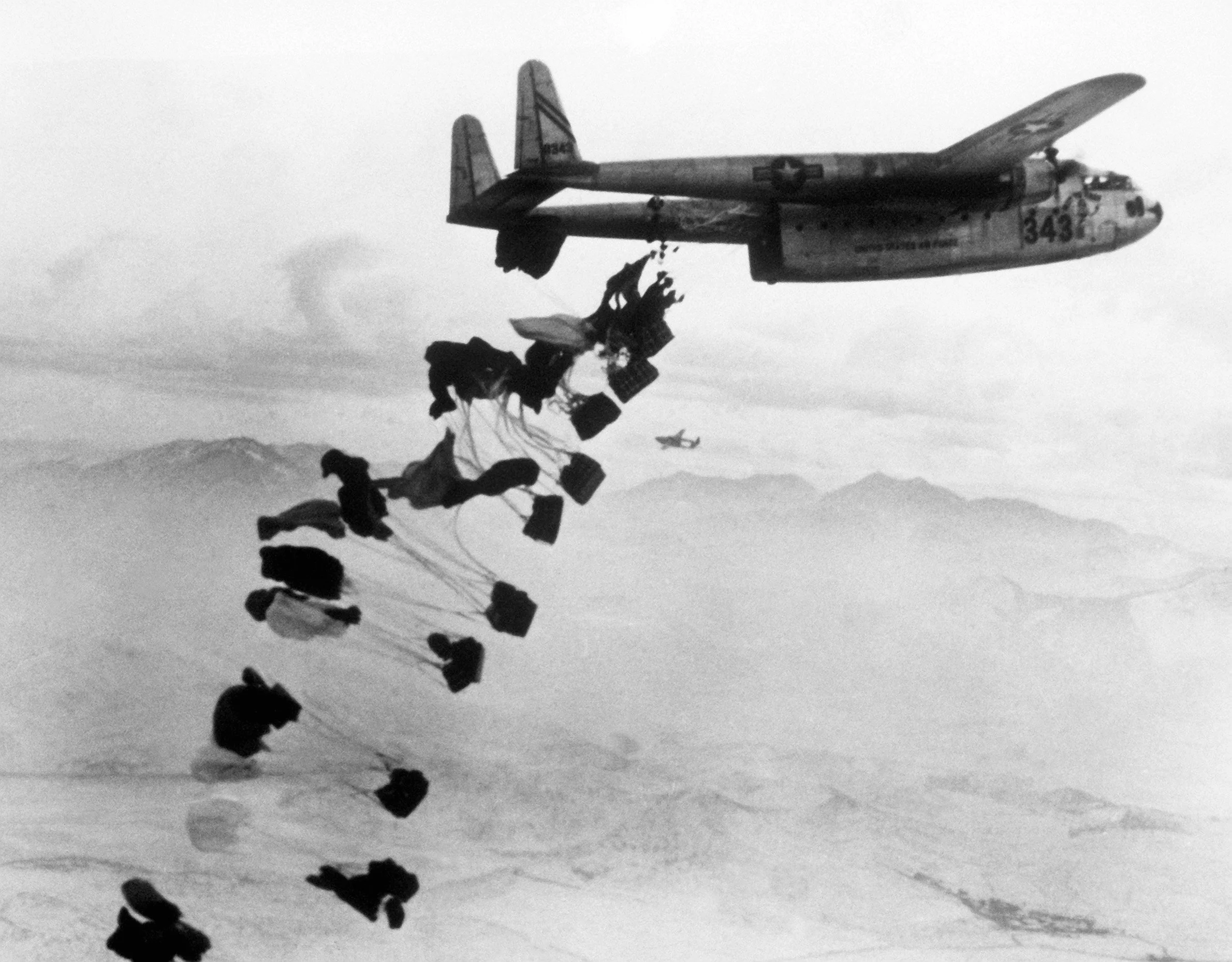  A U.S. Air Force Fairchild C-119B Flying Boxcar 
