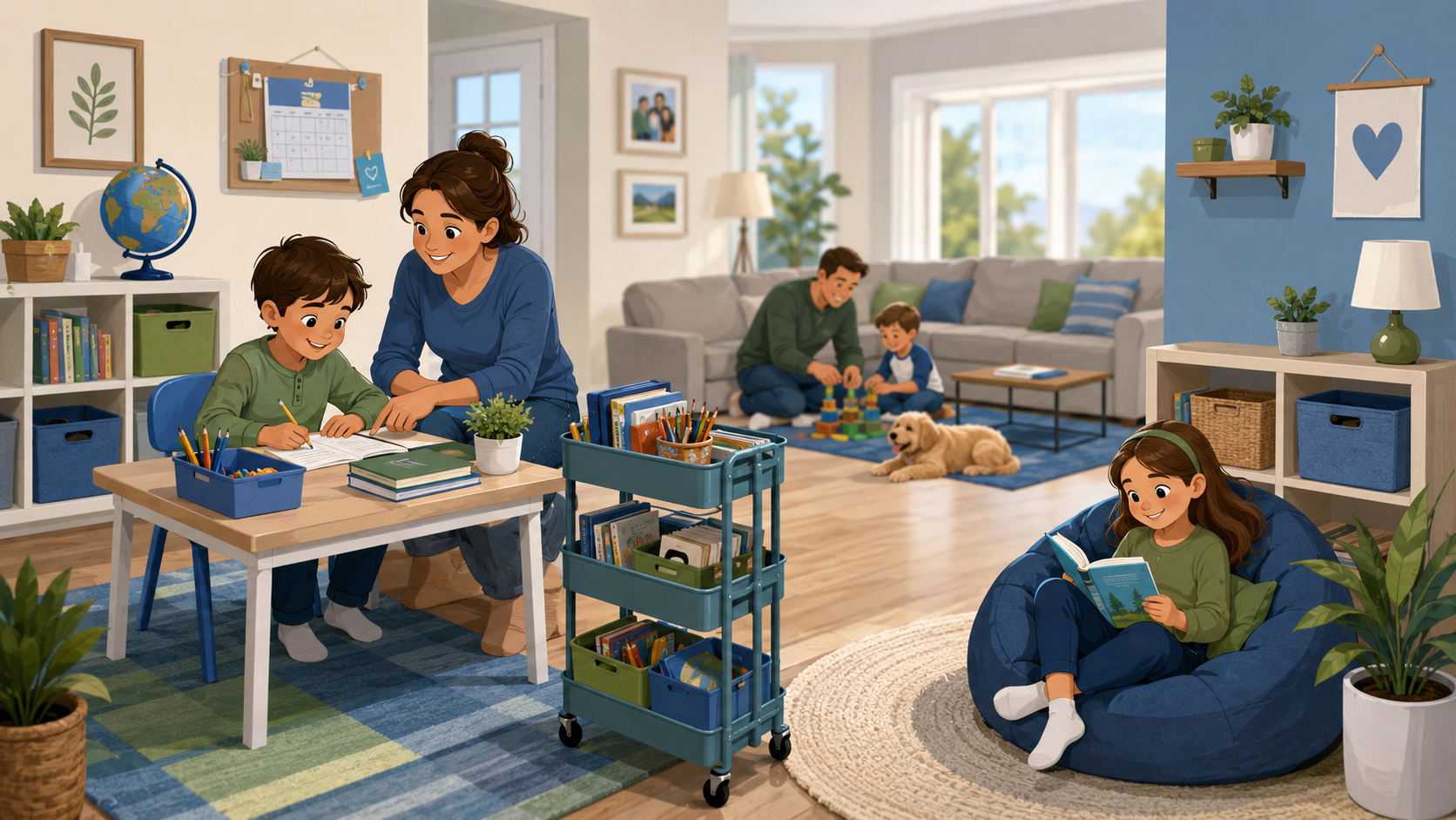 Creating a Homeschool Space