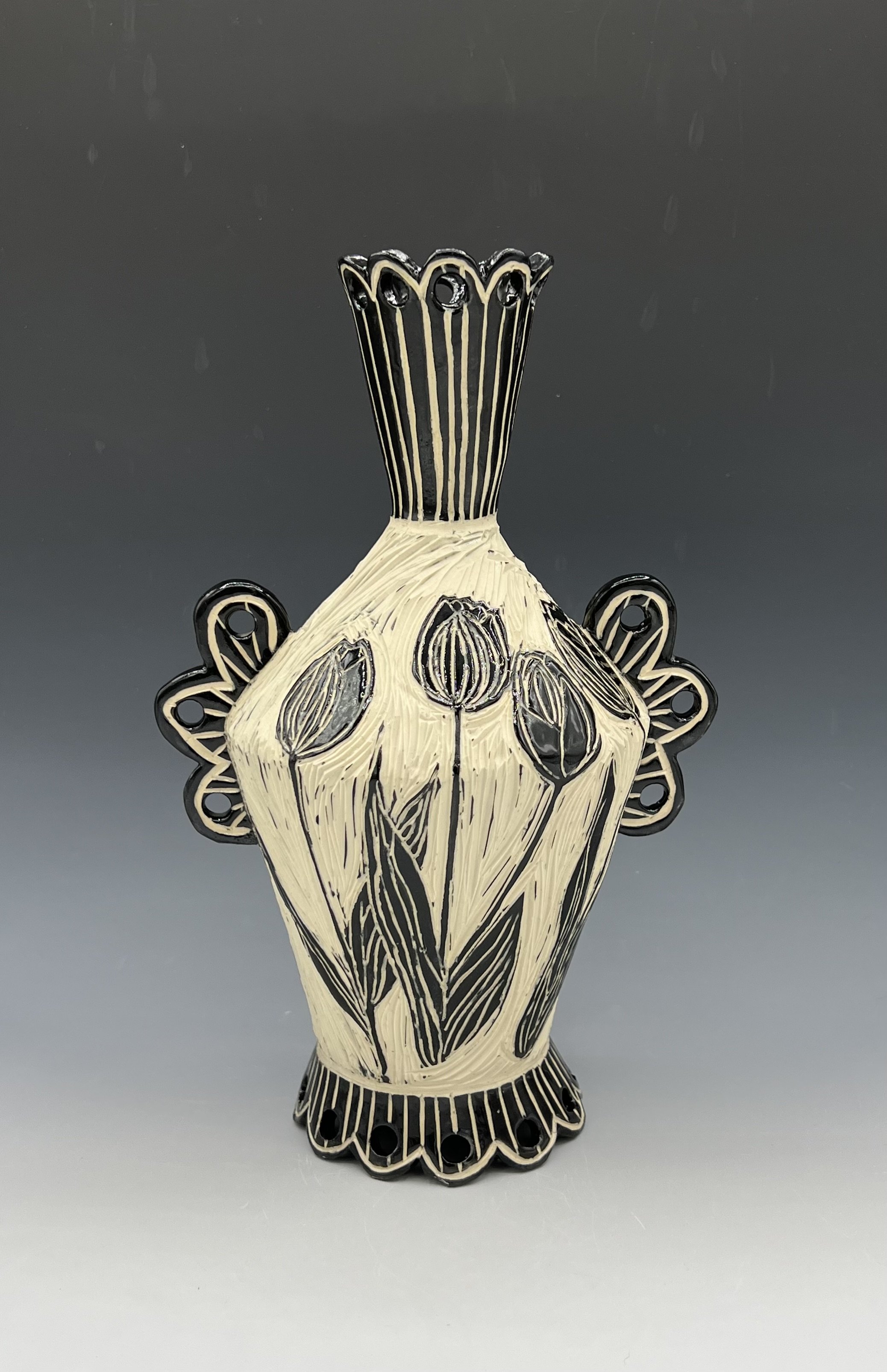 Black and White Vase