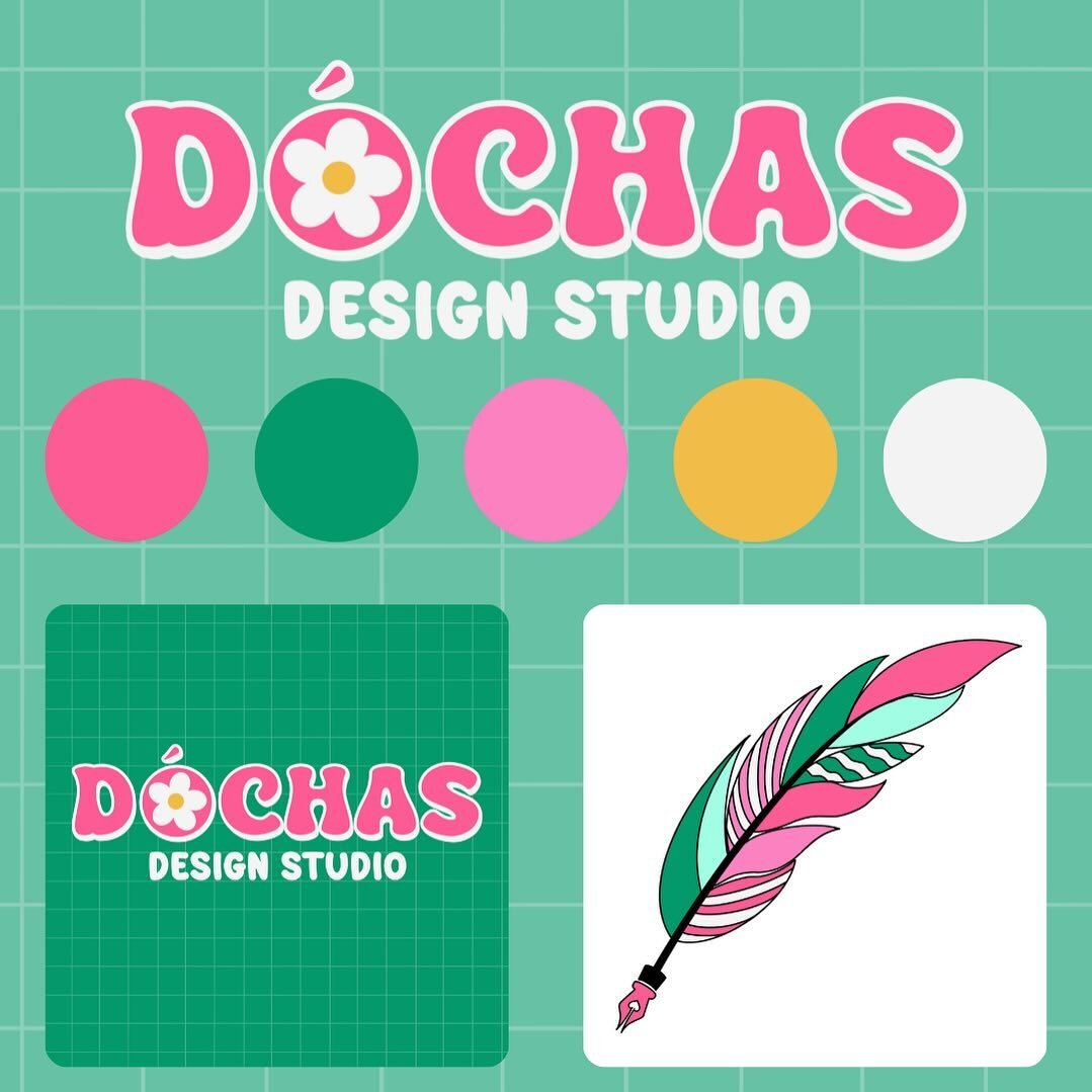 Introducing the new and improved D&oacute;chas Design Studio ✨ A refresh was long overdue! What do you think of my new branding and website? Head to the link in my bio to check out all the newness 🌸