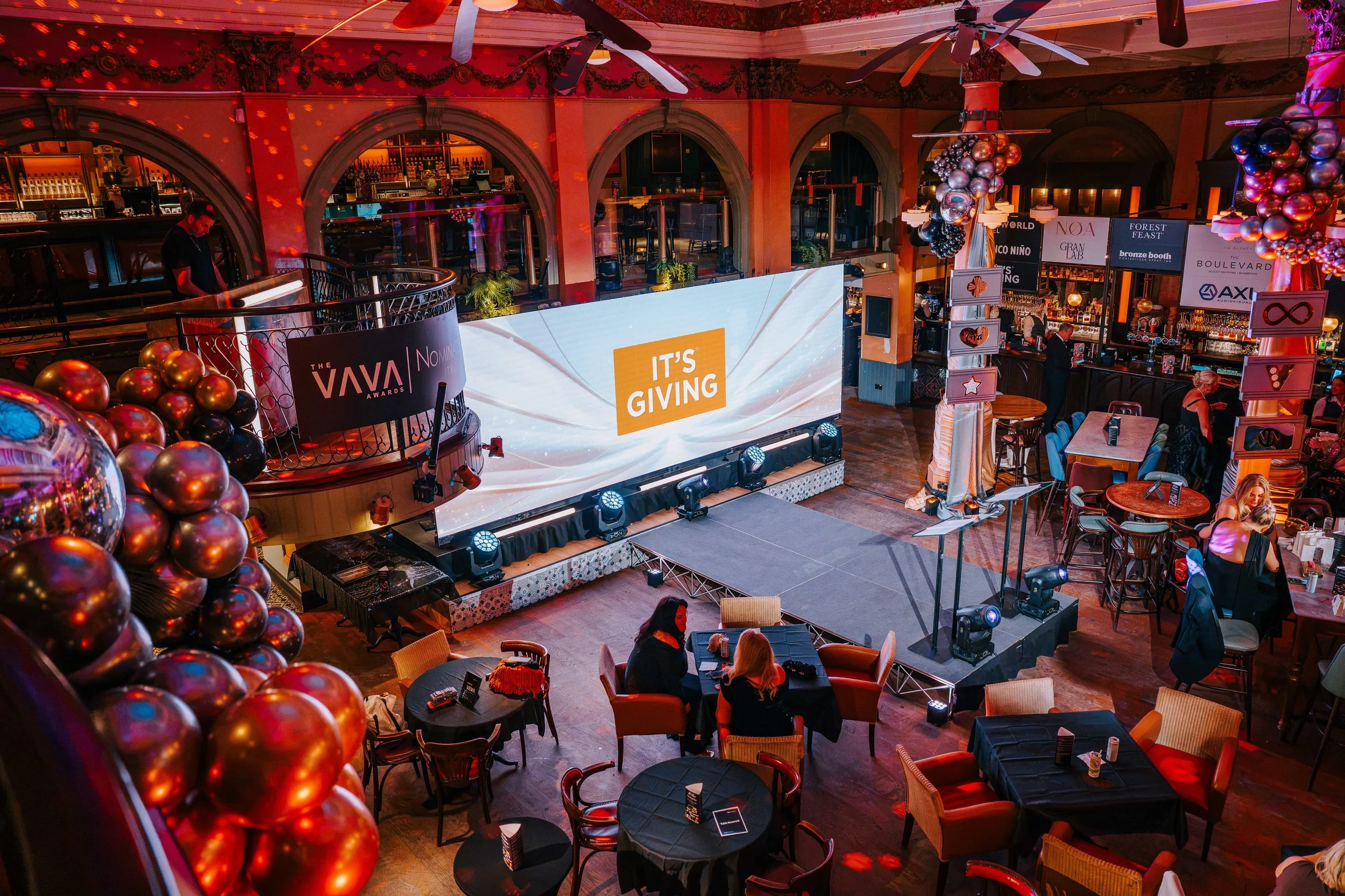 VAVA Influence Awards 2026: LED wall, staging and show lighting at Revolución de Cuba Belfast