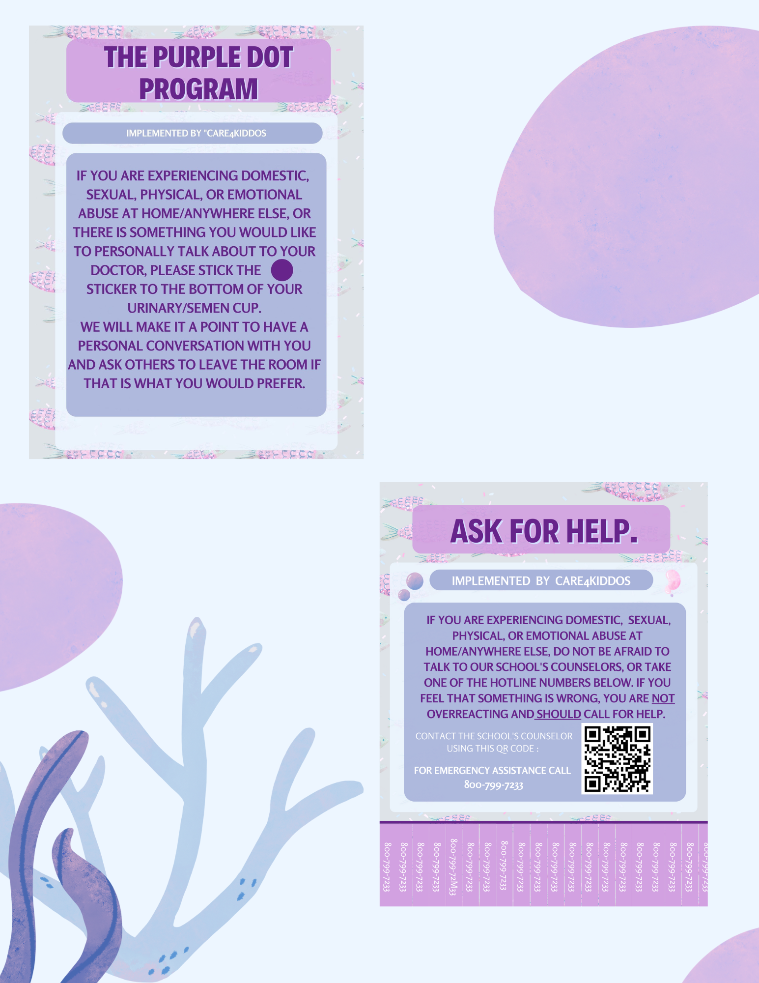 Purple Dot Program | Support Safety Today — Care4Kiddos