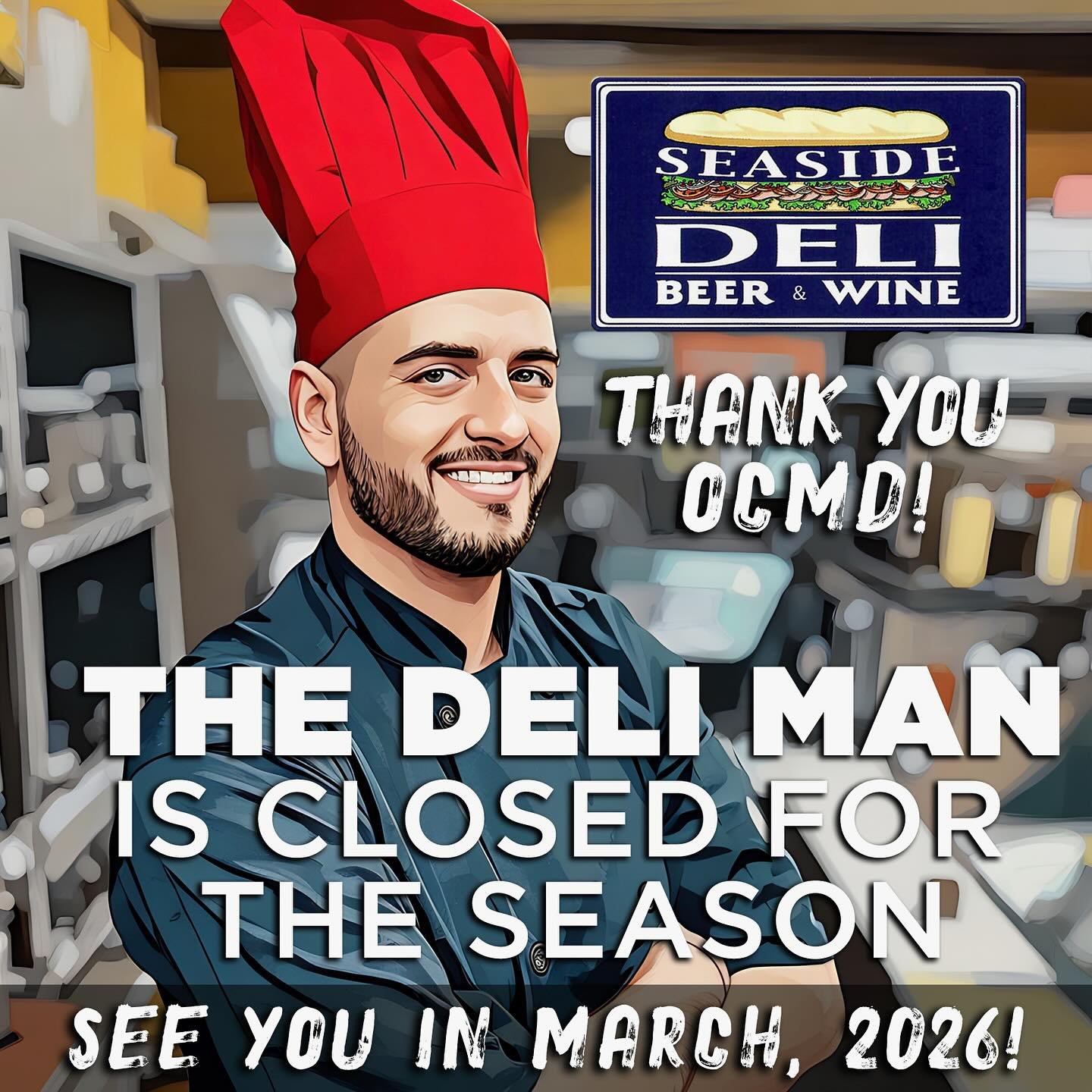 🌊 That&rsquo;s a wrap, folks ❤️

We&rsquo;re officially closed for the season &mdash; the slicers are resting, the fryers are cooling, and the crew is finally catching up on sleep. 

From the first sub of summer to the last bag of chips, you showed 