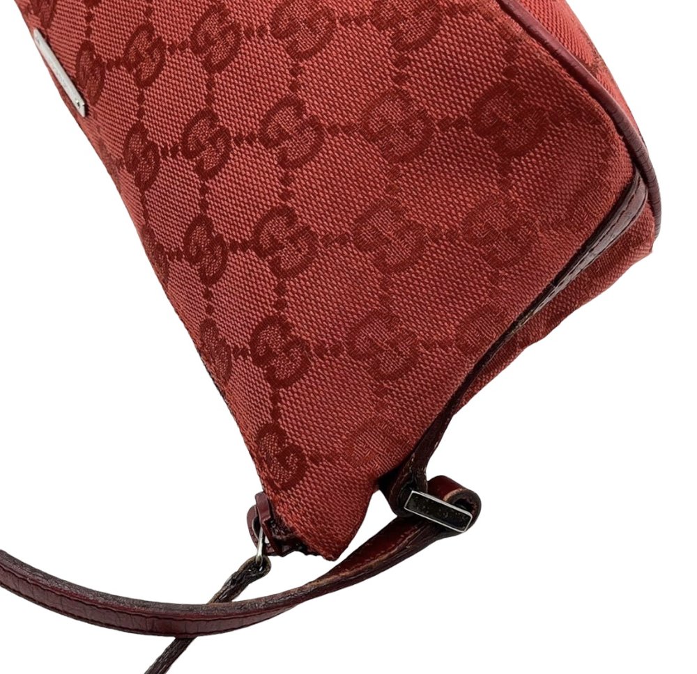 Gucci, Bags, Raspberry Red Vintage Gucci Pochette