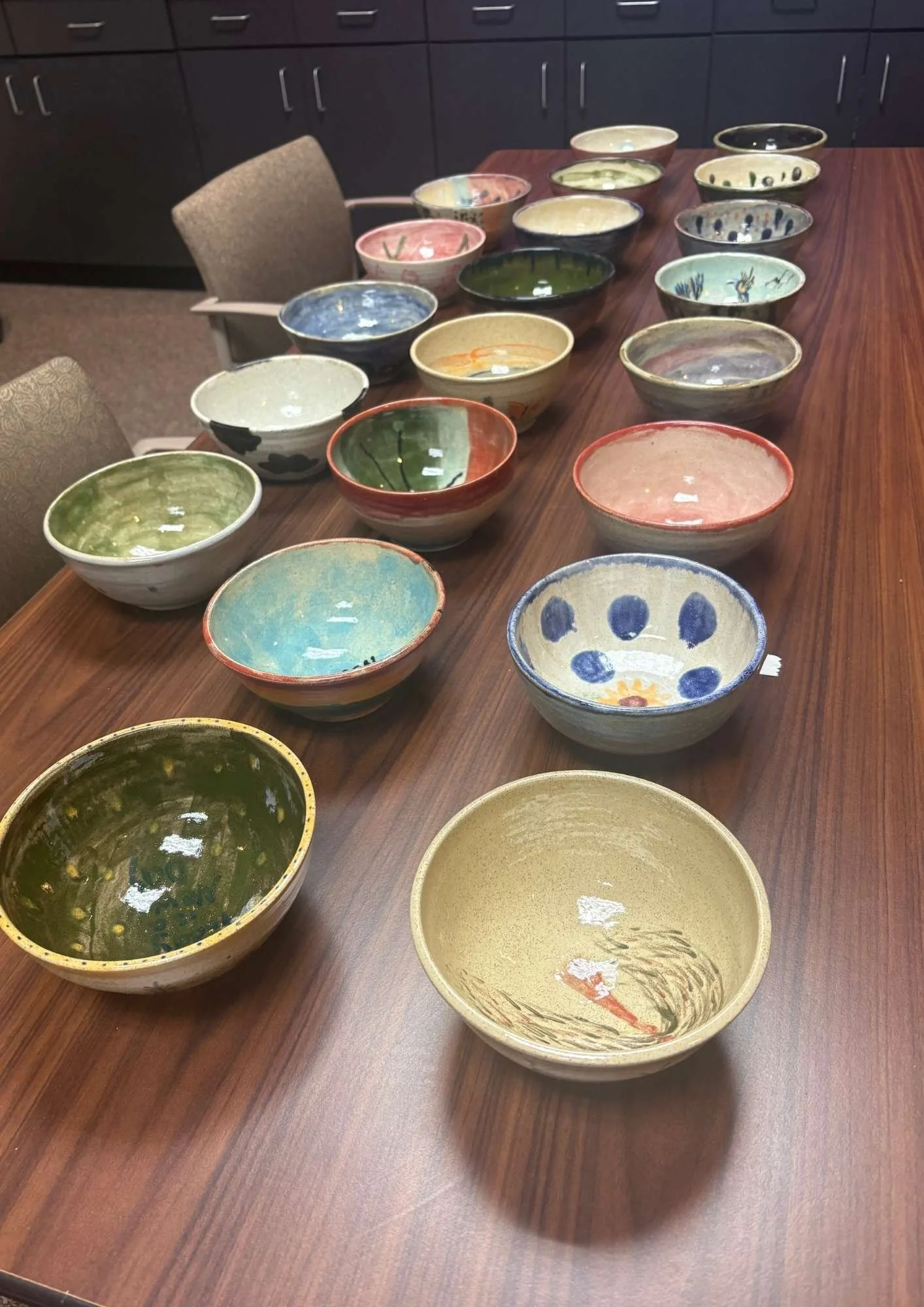 Pottery done at Day of Renewal