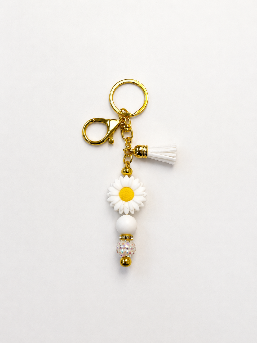 Sunflower 🌻 Key chain - White