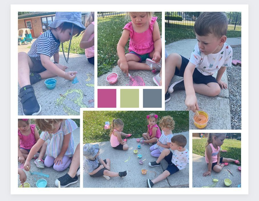 Today we made chalk paint and spent lots of time making the yard colourful! Happy Canada day weekend 😍 🇨🇦