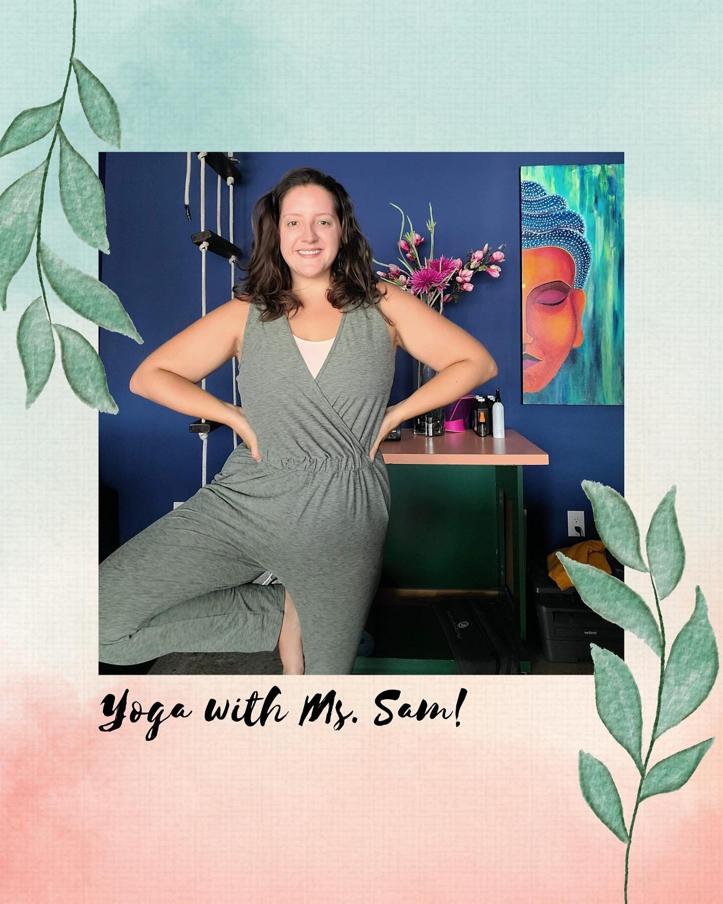 We&rsquo;re so excited to announce that Starting July 26th, Ms. Sam will be coming to Sunflower to do yoga with the kids! 🌻