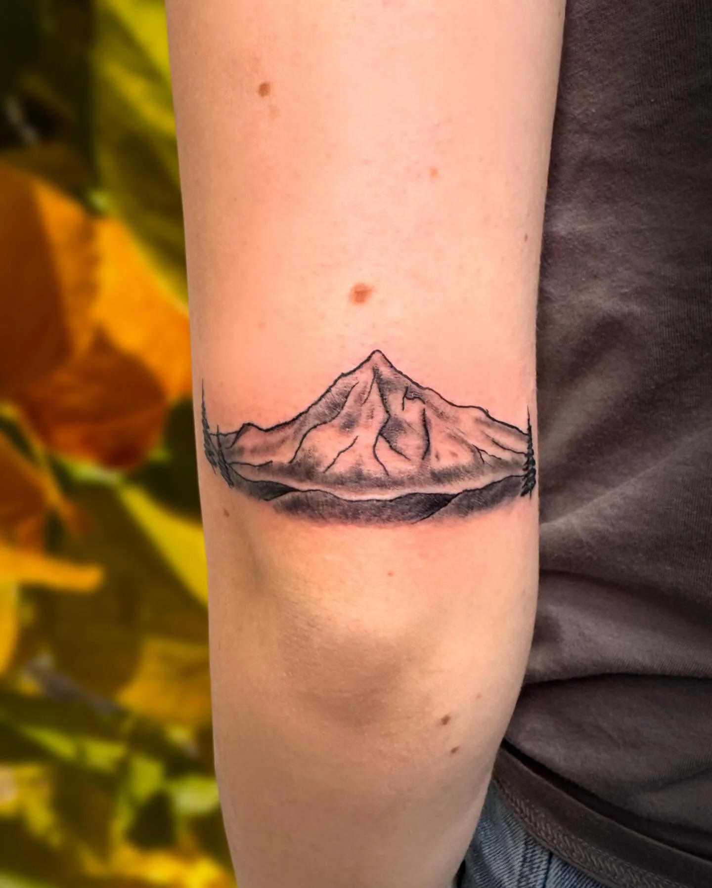 Mt. Hood from a while back! Tattooing the mountain is always very special to me, there was truly no better place to grow up than on mama hood!

#greshamtattoo #blackandgreytattoo #pnwtattoo #pdxtattoo #greshamtattooartist