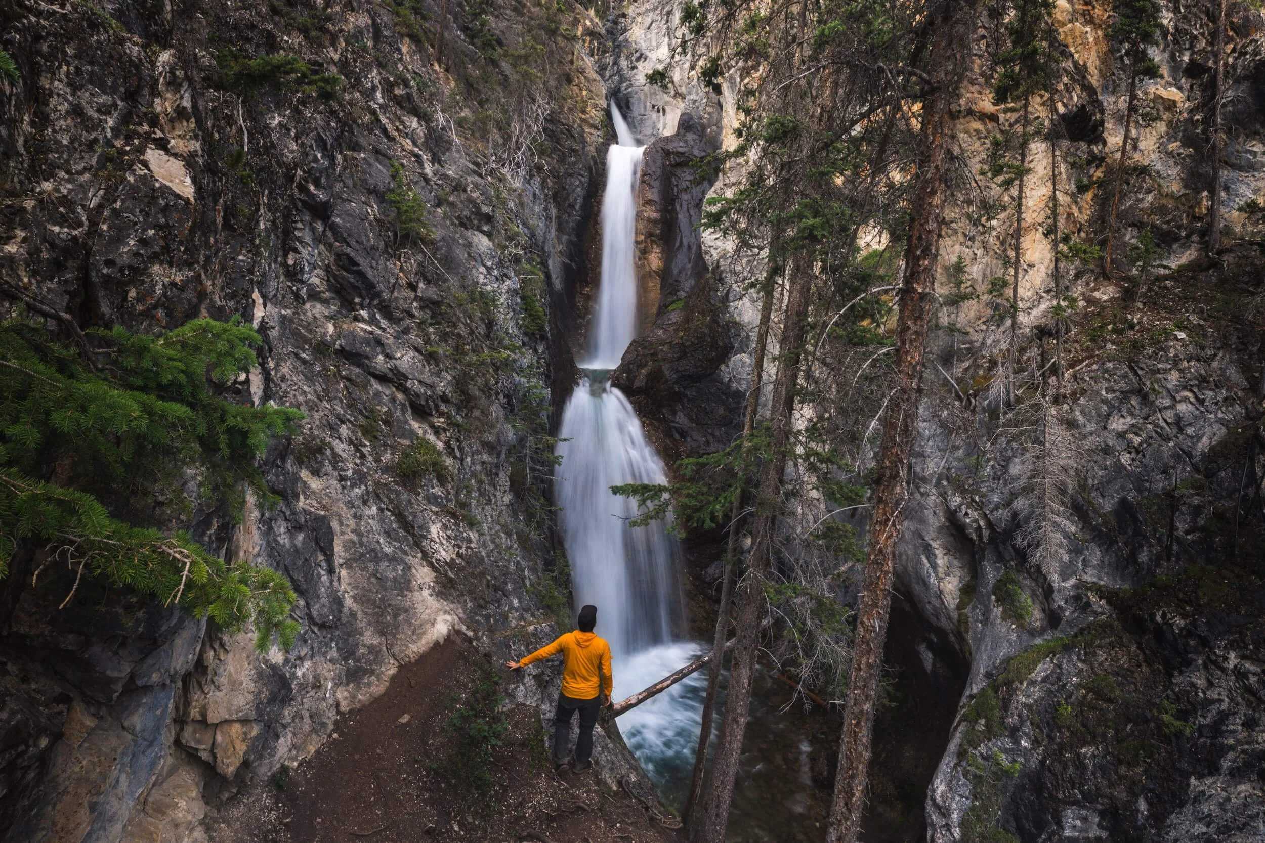 How to Visit TANGLE CREEK FALLS in JASPER NATIONAL PARK — Seeing the ...