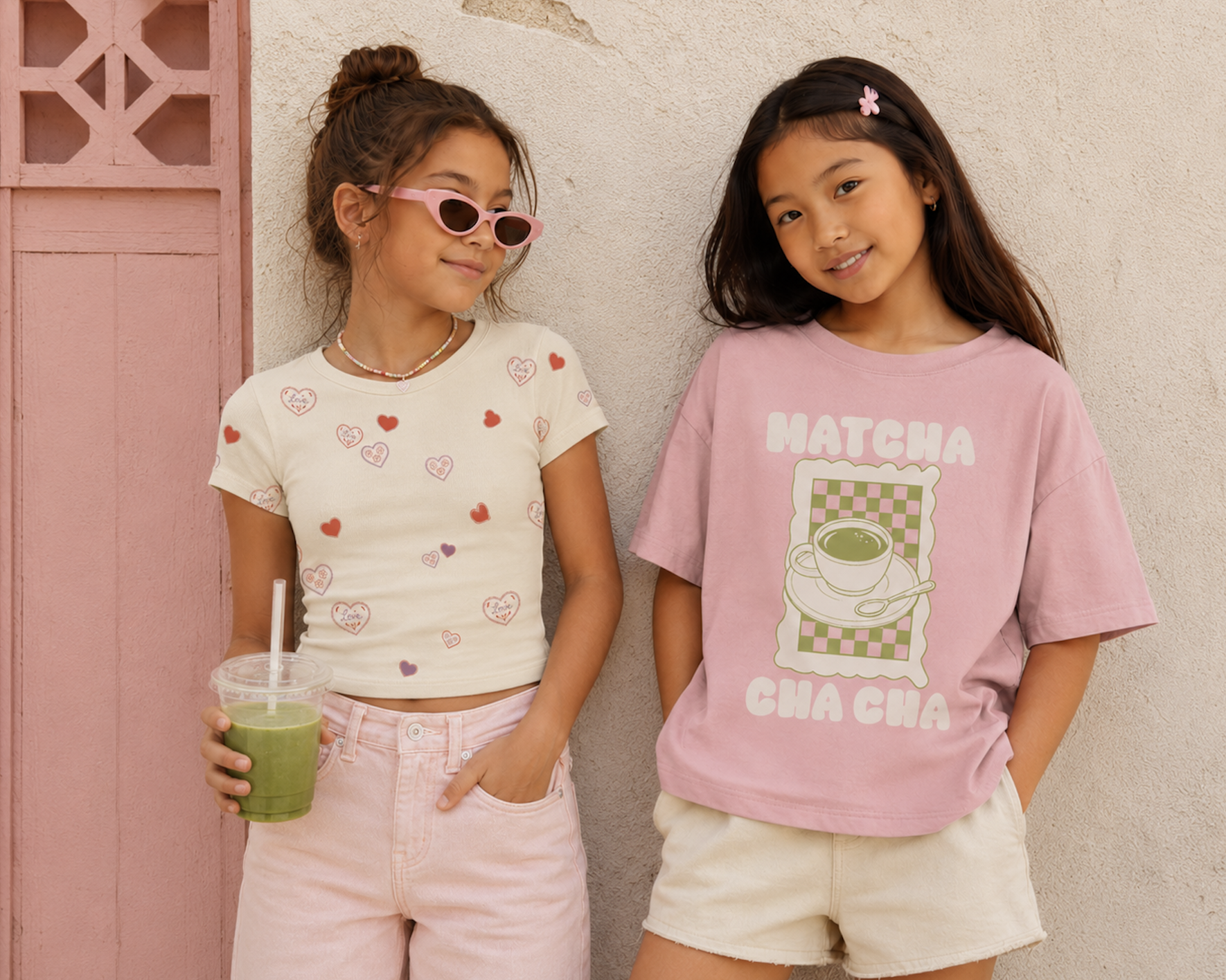 Target - Kids Graphic Design for Apparel. Original graphics on AI generated models