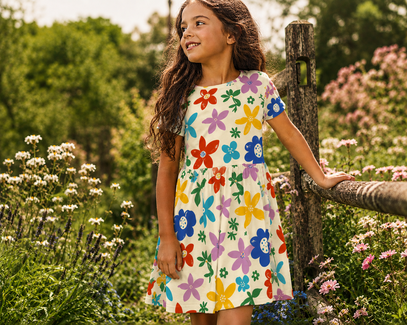 Target - Kids Graphic Design for Apparel. Original graphics on AI generated models