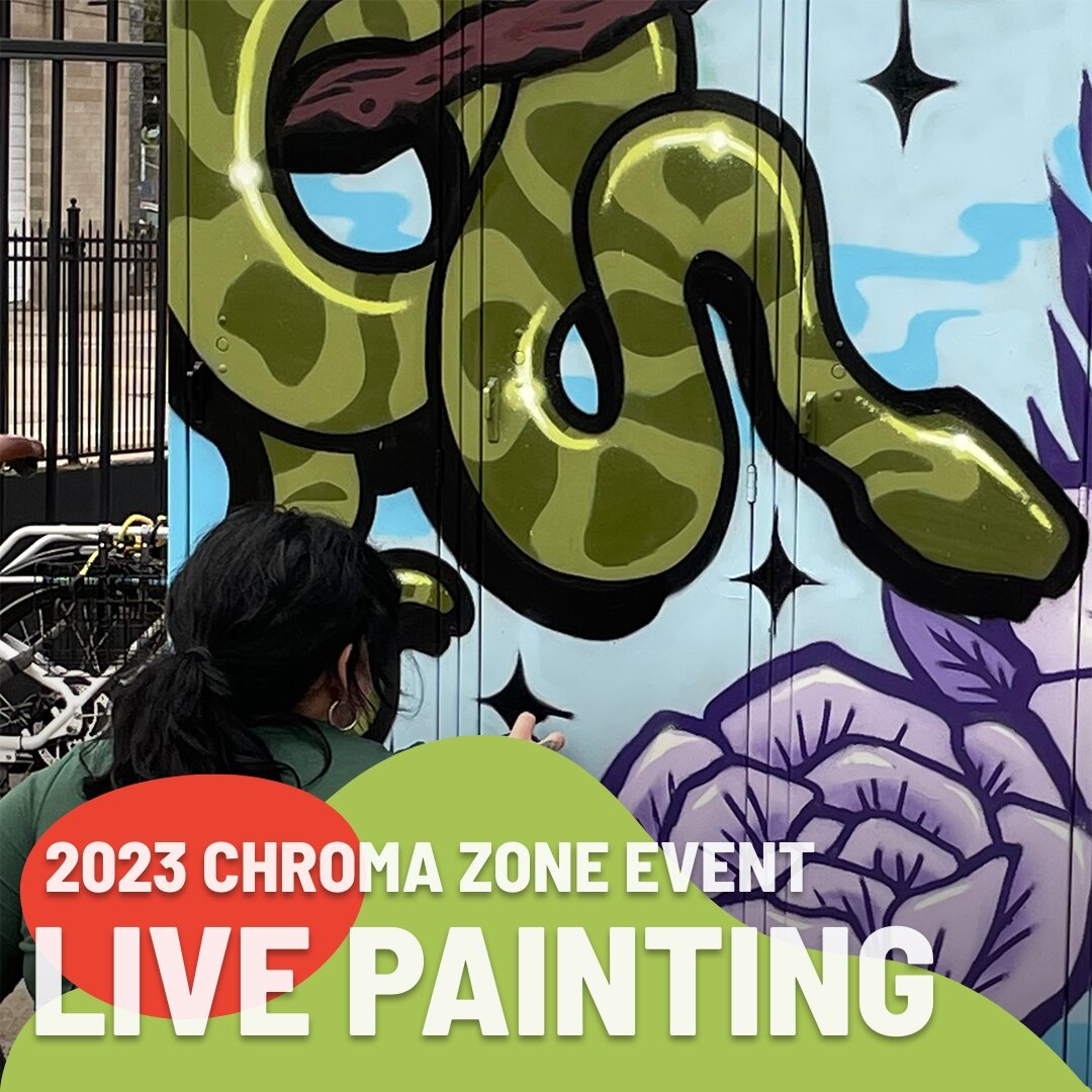 𝐋𝐢𝐯𝐞 𝐏𝐚𝐢𝐧𝐭𝐢𝐧𝐠
🗓️Saturday, September 16
⌚12:00-4:00 PM
📍Dual Citizen Brewing Co.

🌟Chroma Zone live painting by Lynda Grafito ✨@lyndagrafito✨
🌟Chroma Zone vendors and hands-on art activities by @wetpaintart 

#CEZMSP #MakeItHere #Chrom