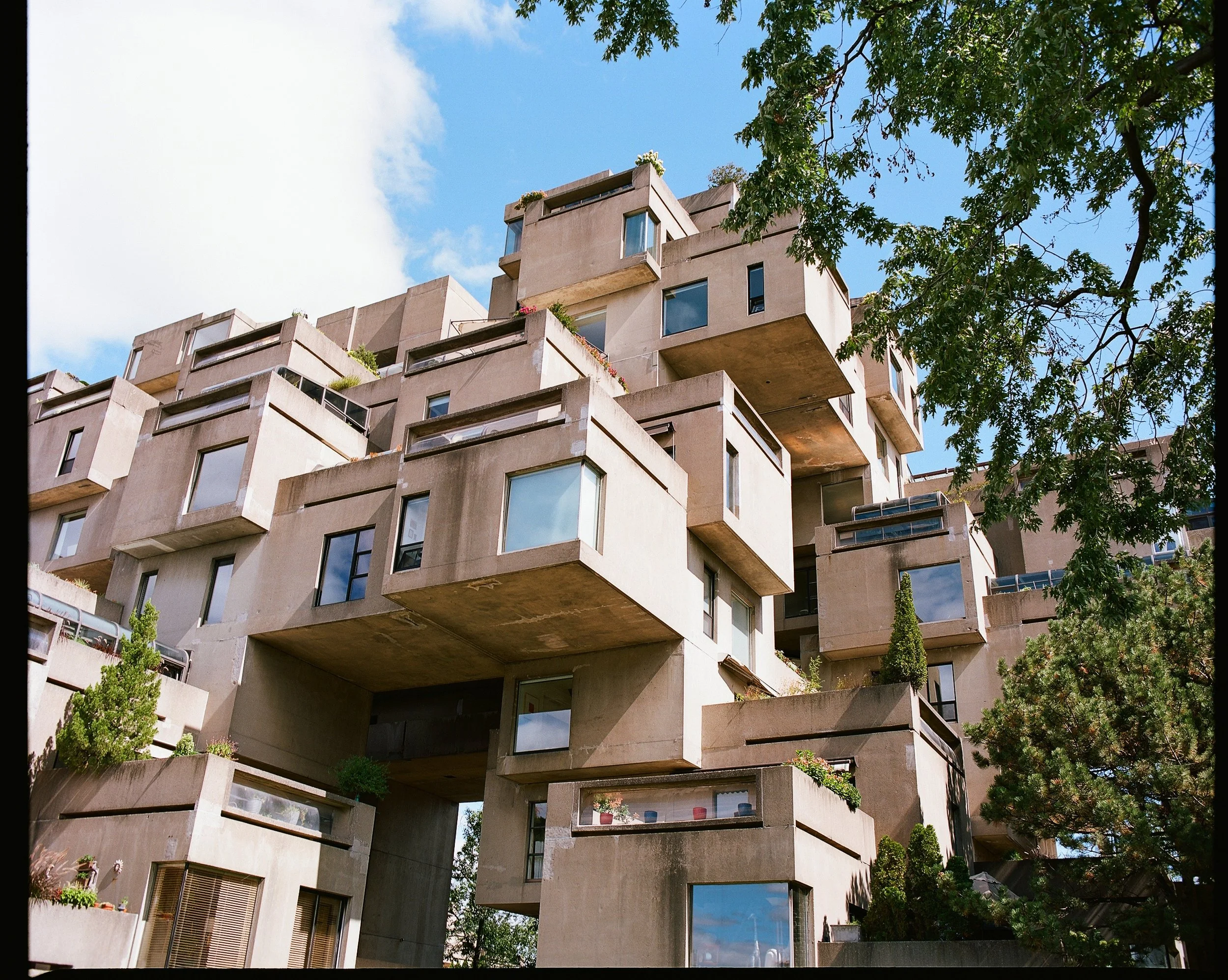 Habitat 67, QC / Kodak Portra 400 / Mamiya RB67