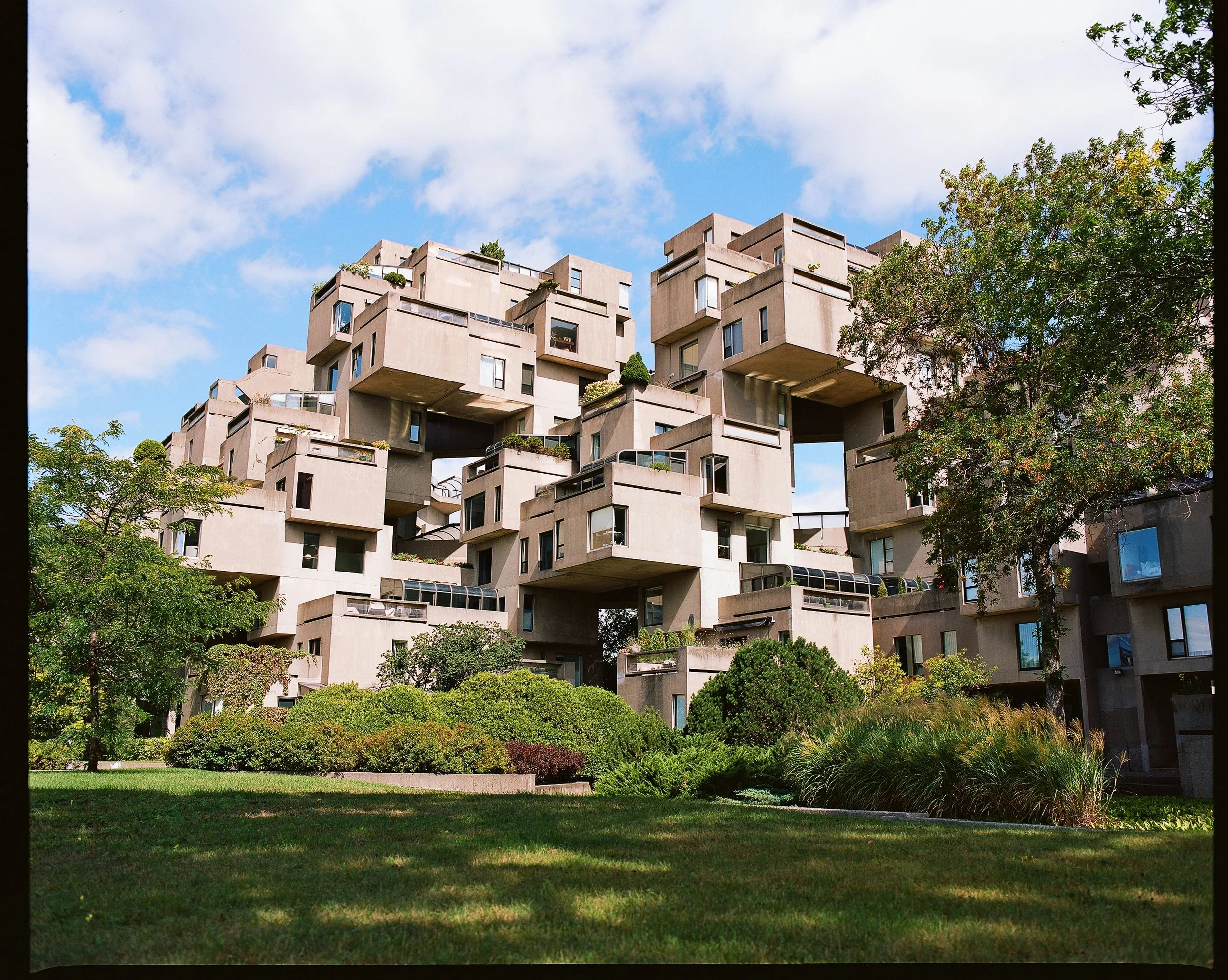Habitat 67, QC / Kodak Portra 400 / Mamiya RB67