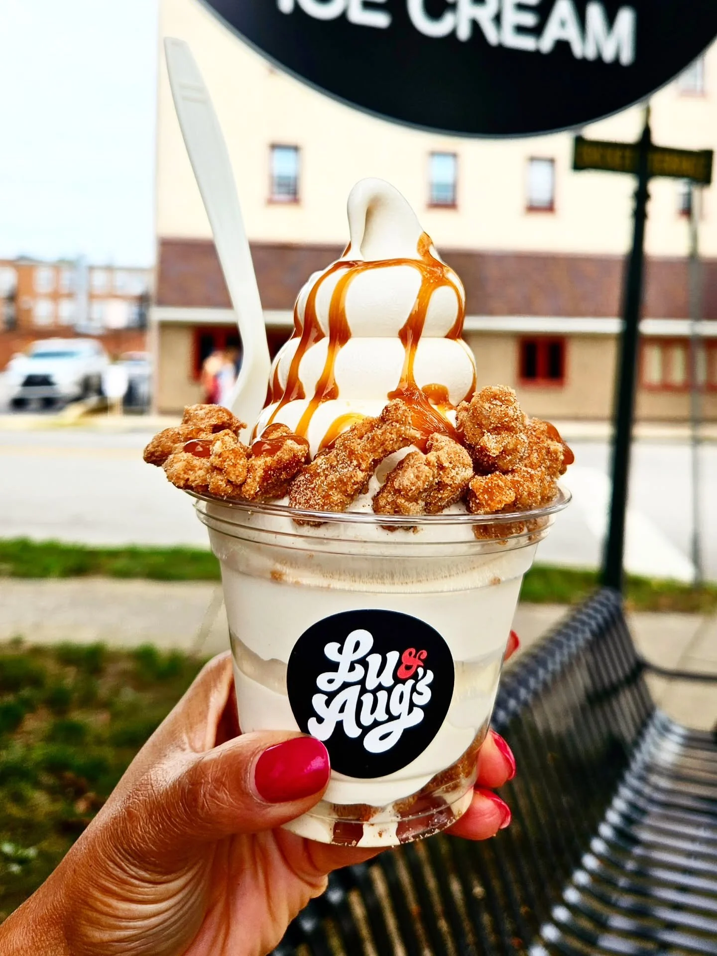 Apple Cider Donut Soft Serve is back! 🍎🍩🍦

This one was wildly popular last year, so we&rsquo;re bringing it back and making it even more special.

We start with fresh apple cider donuts straight from @linvillaorchards then soak and steep them dir