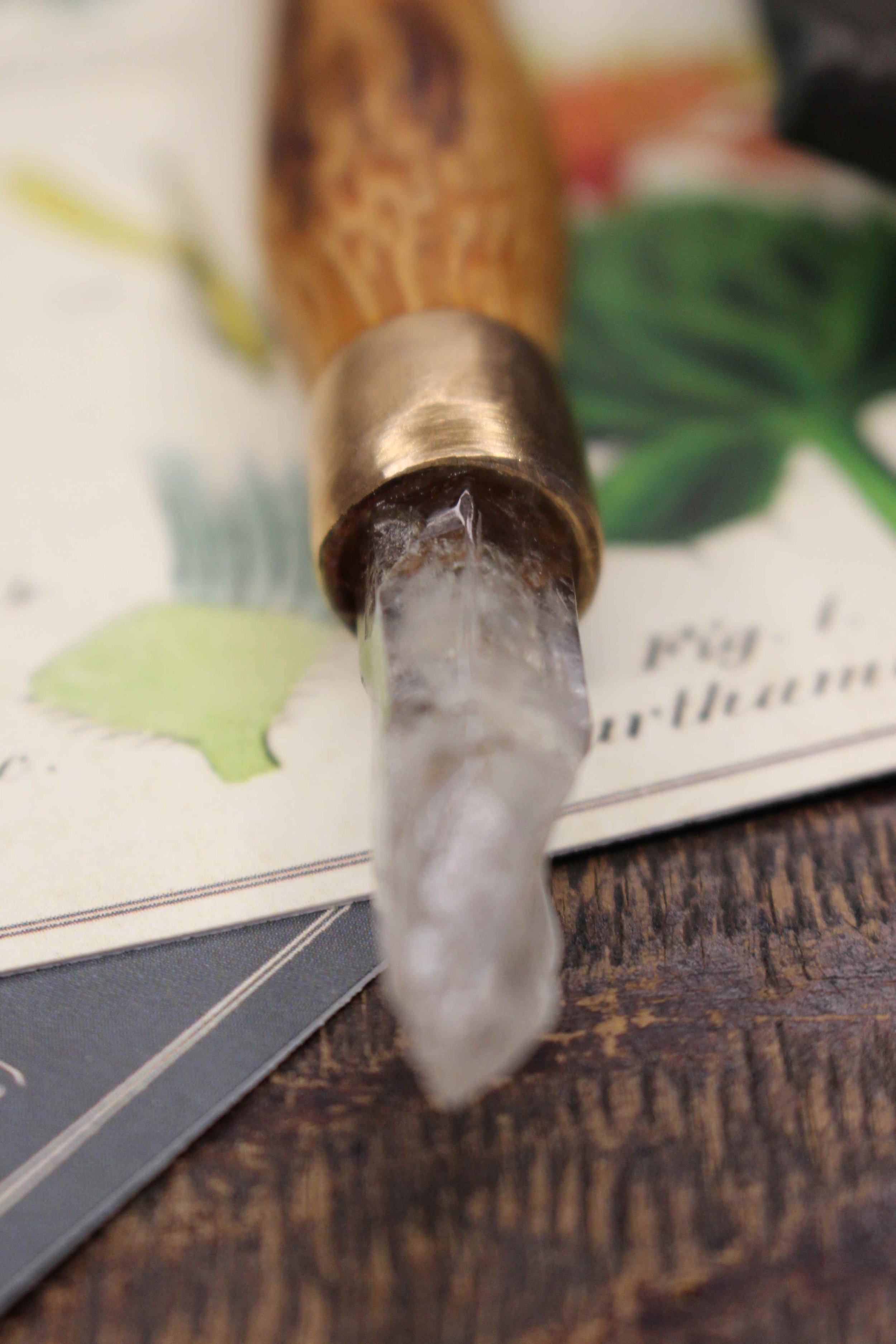 Bronze Era Magic Wand Quartz Point