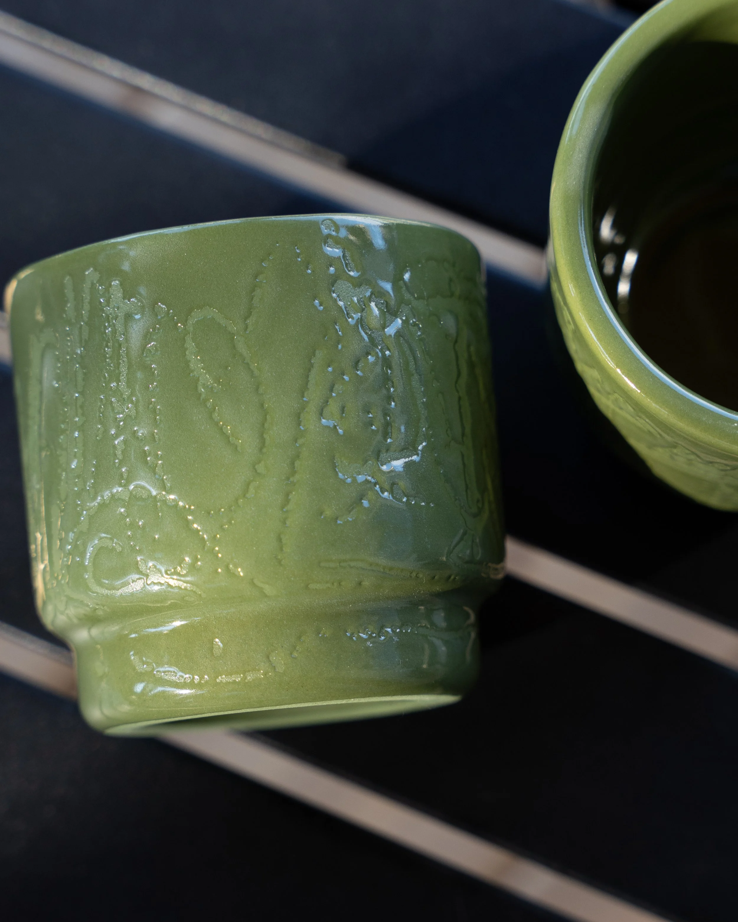 7OZ Tumbler (Green Waxed)