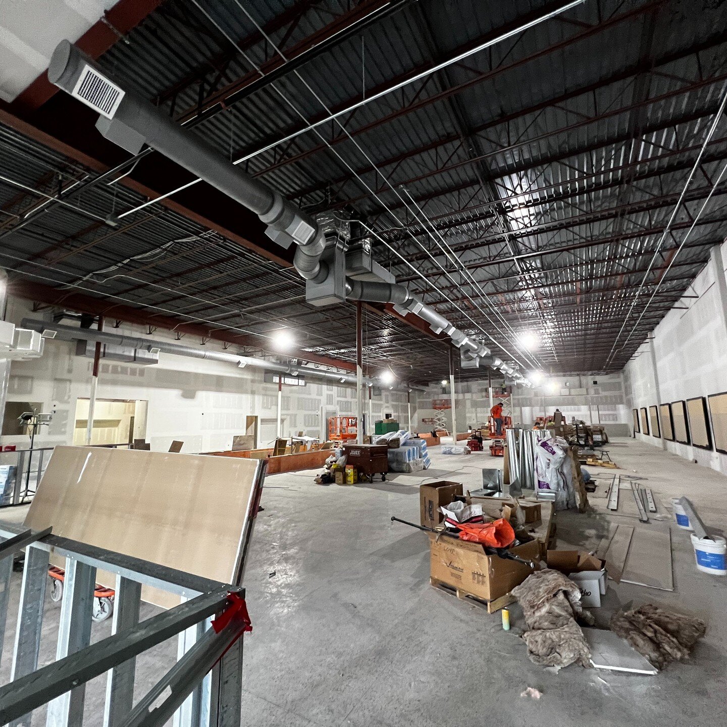 We are continuing to make strides on the tenant finish buildout for Planet Fitness at Stockyards Plaza in Omaha inside the former Hy Vee Location...