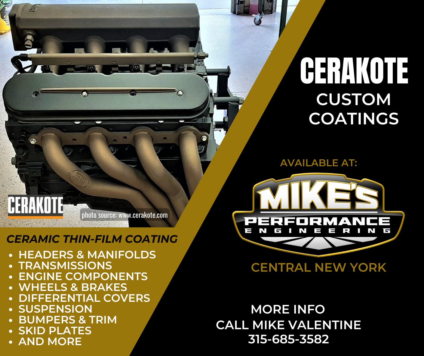 MPE offers customs coatings including Cerakote® — Mike's Performance ...