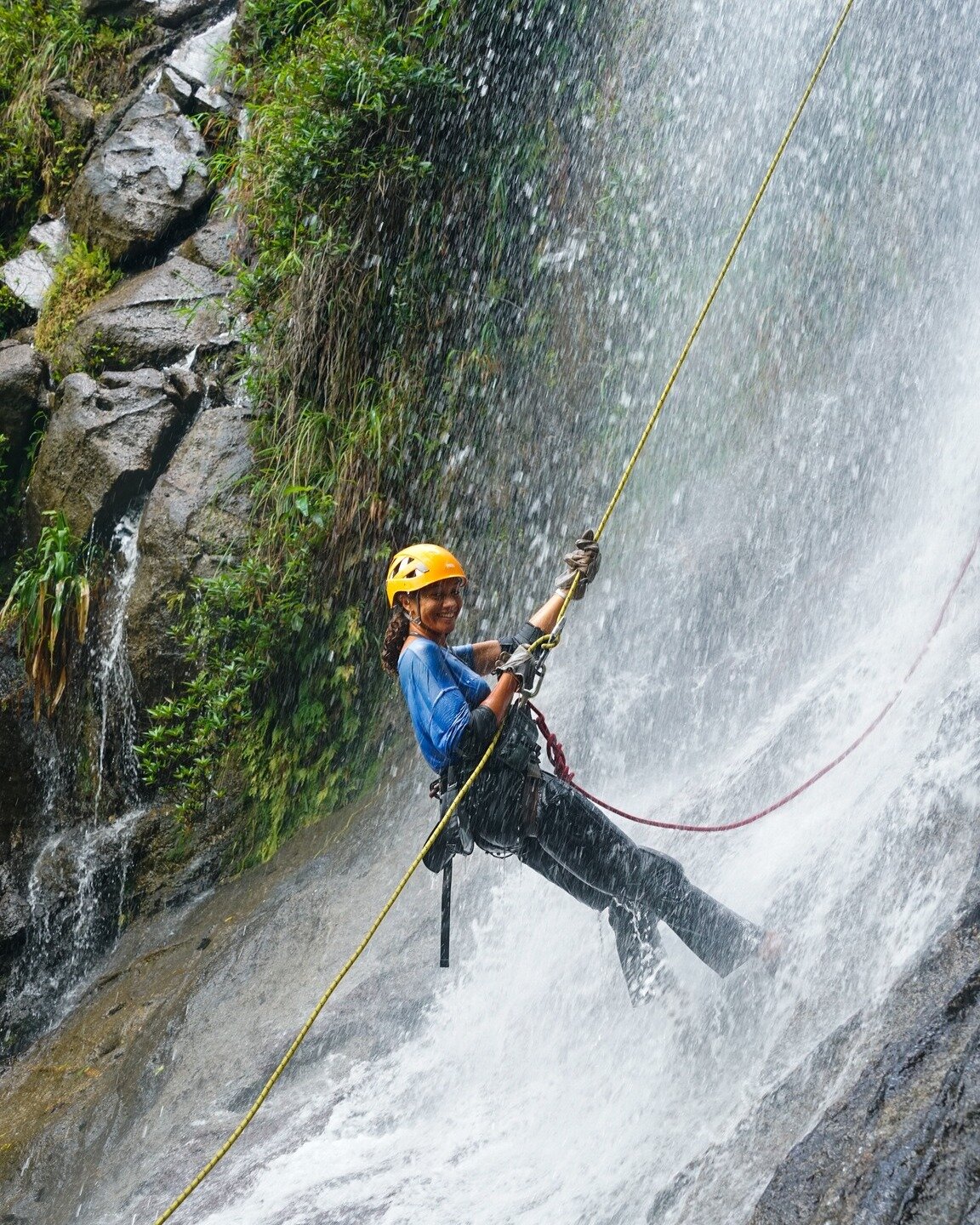 Who's up for a splash-tastic adventure? 🌊🤩 
At Bocawina Rainforest Resort, we're taking family fun to new heights with waterfall rappelling! Laugh, scream, and make a splash as you descend through a tropical paradise. Are you brave enough to join t