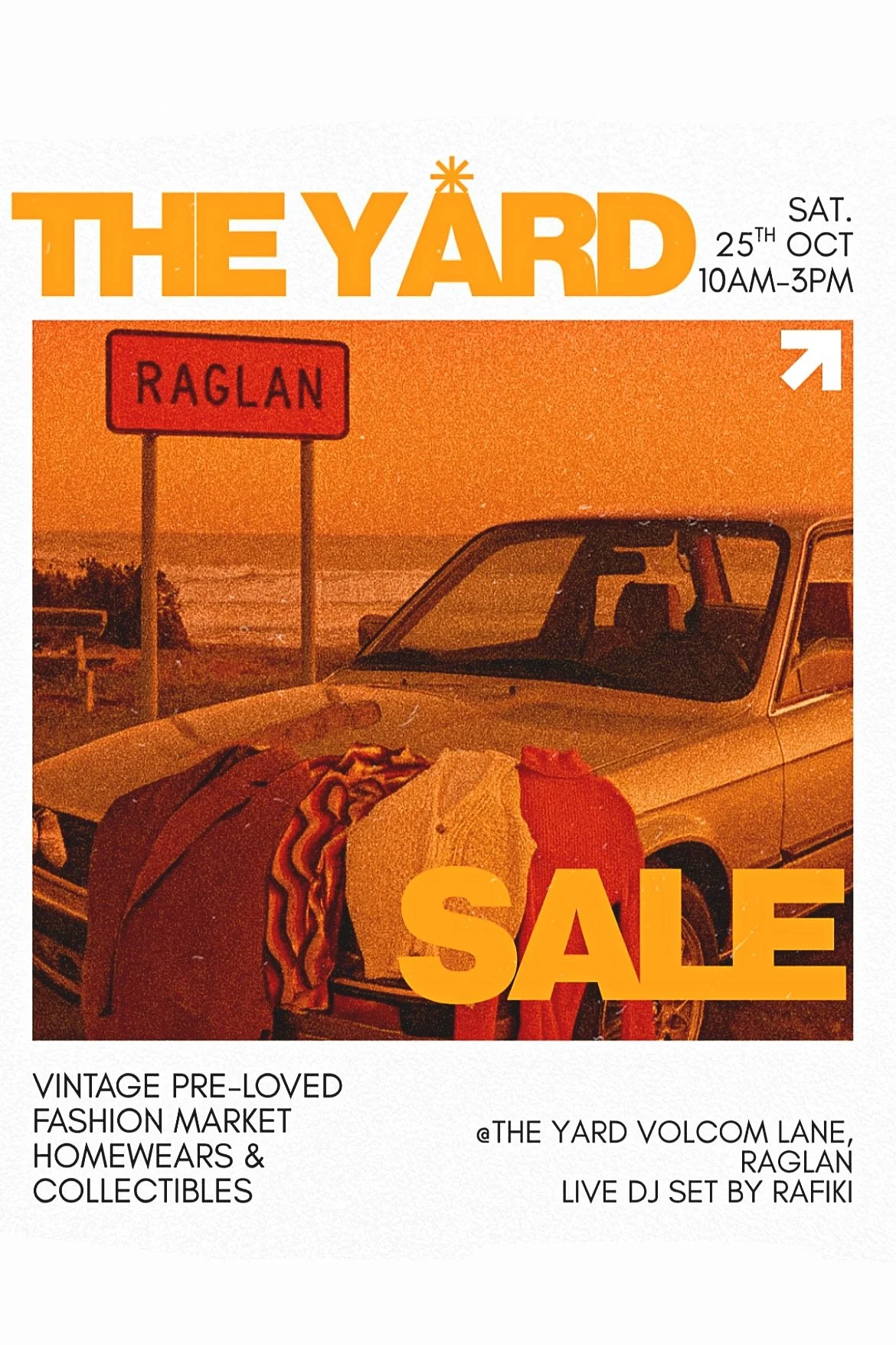 The Yard Sale- Sat 25 Oct-10am-3pm